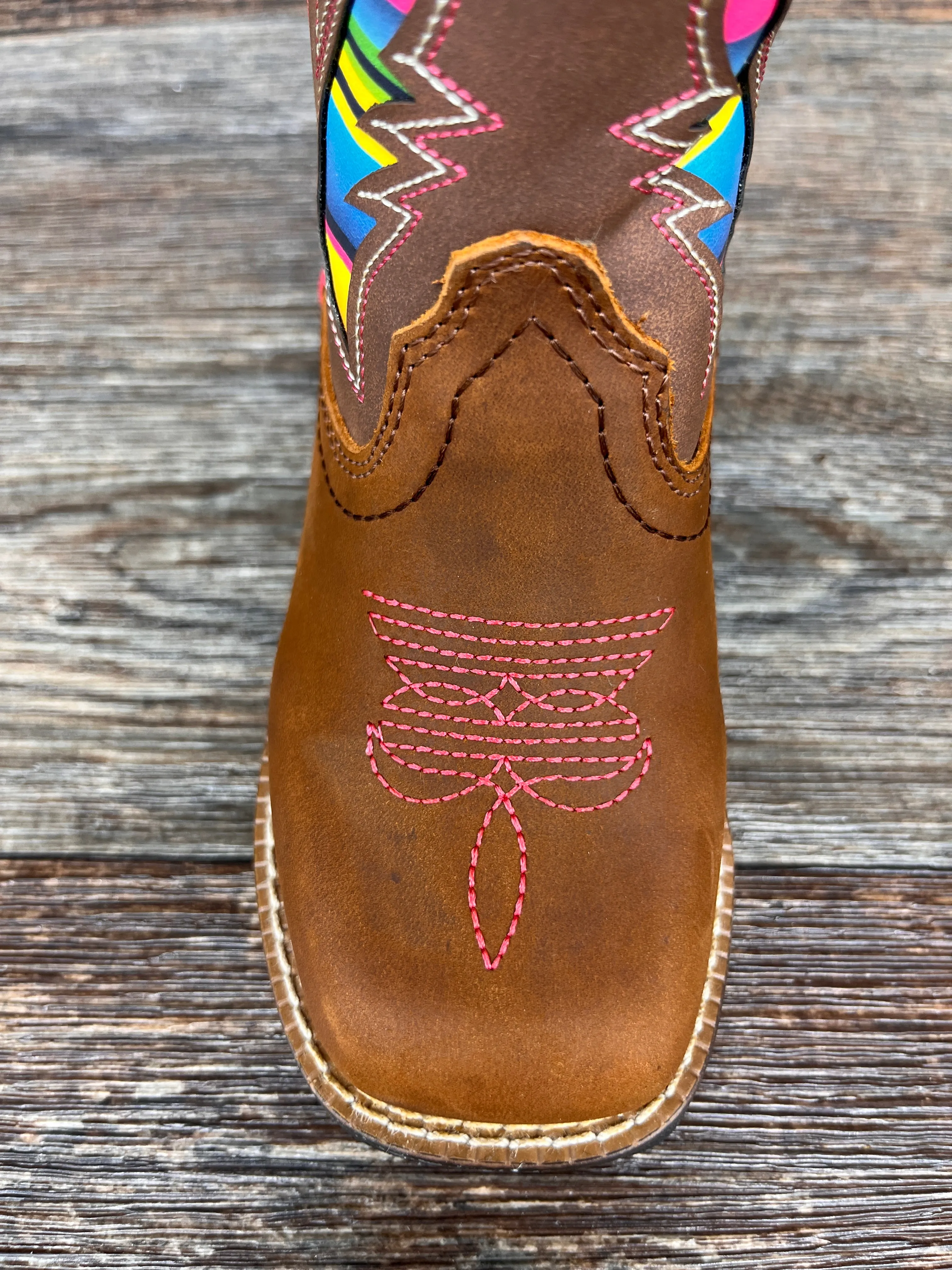 a441002302 Toddler's Ariat Lil' Stompers Square Toe Western Boots by M&F Western