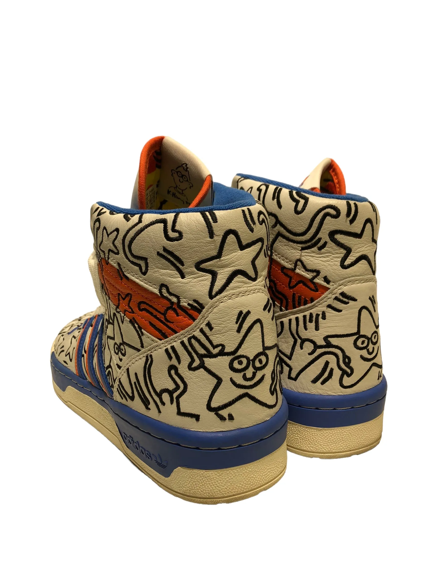 adidas/Hi-Sneakers/US 10/Stripe/MLT/Keith Haring