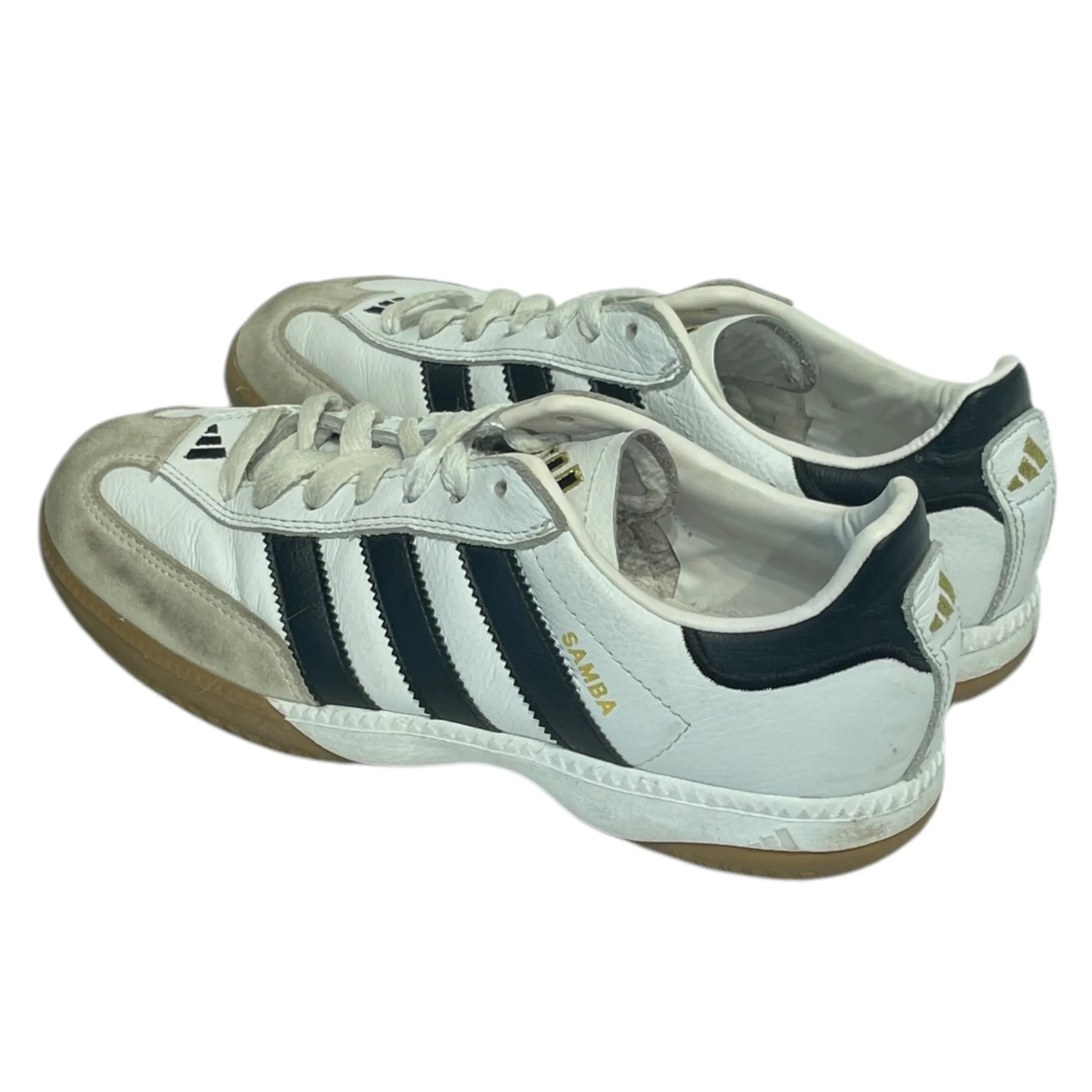 adidas/Low-Sneakers/US 5.5/Leather/WHT/Samba MN