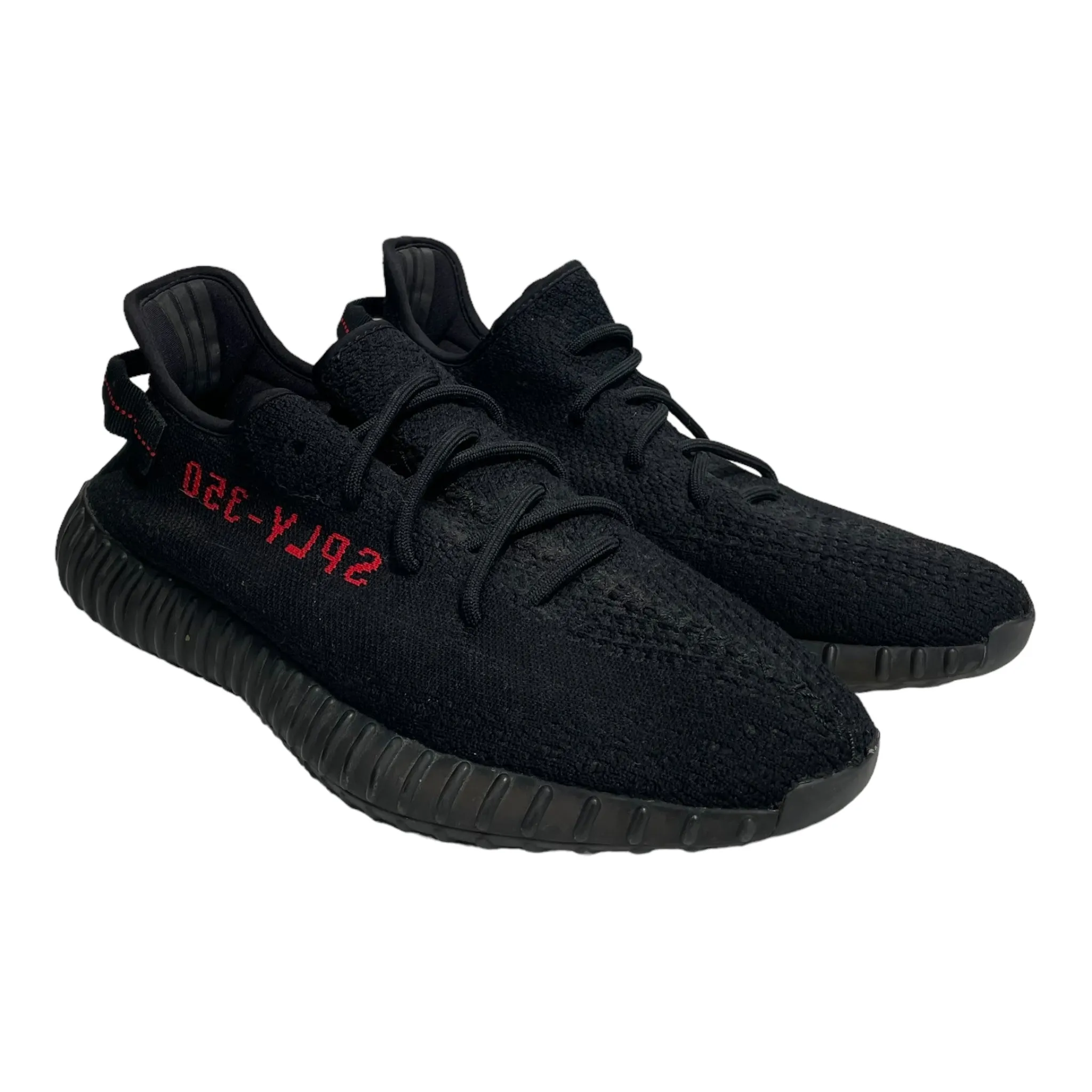 adidas/YEEZY/Low-Sneakers/US 12/Stripe/Cotton/BLK/350 V2 BRED