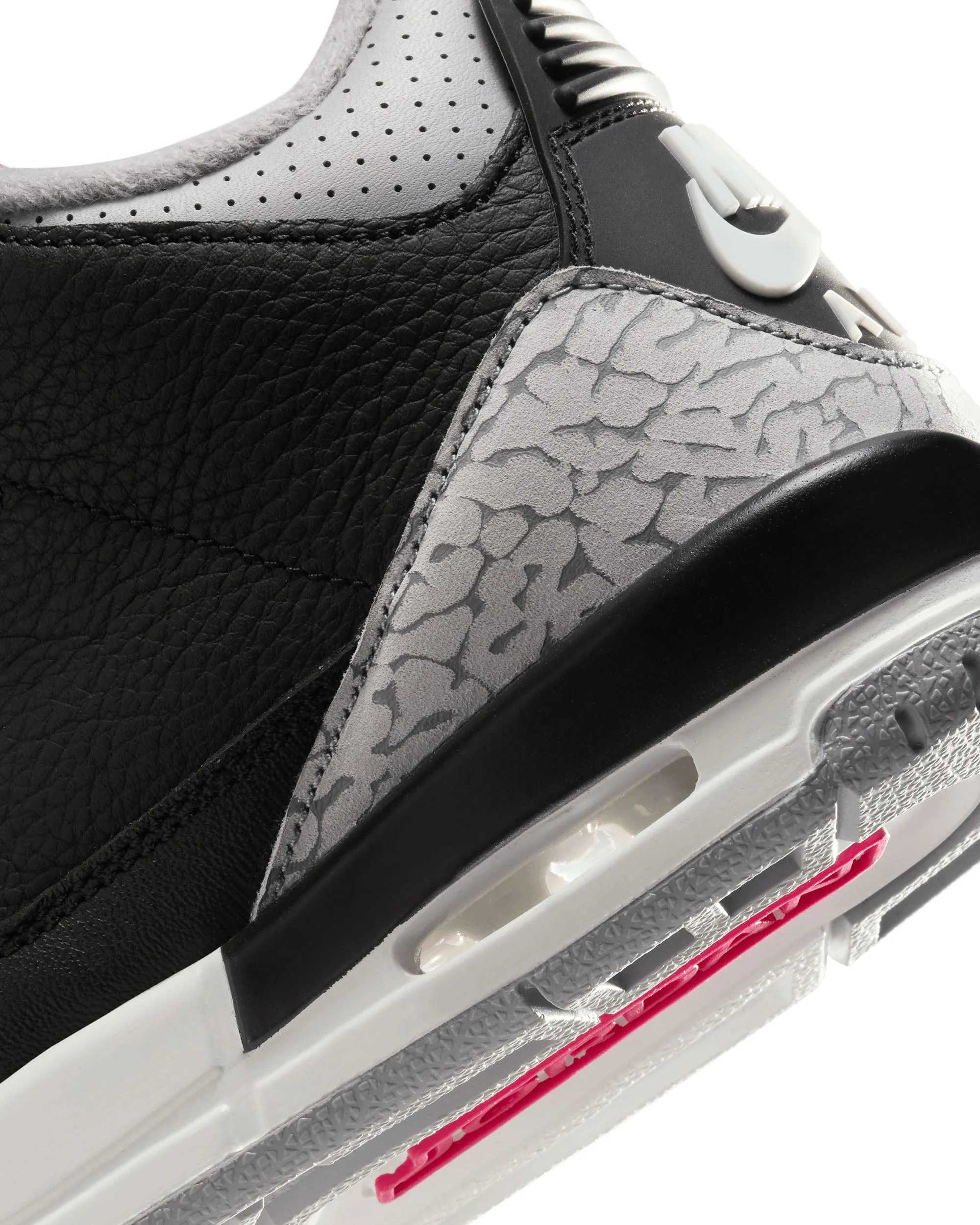 Air Jordan 3 Retro GS - Black / Fire Red / Cement
