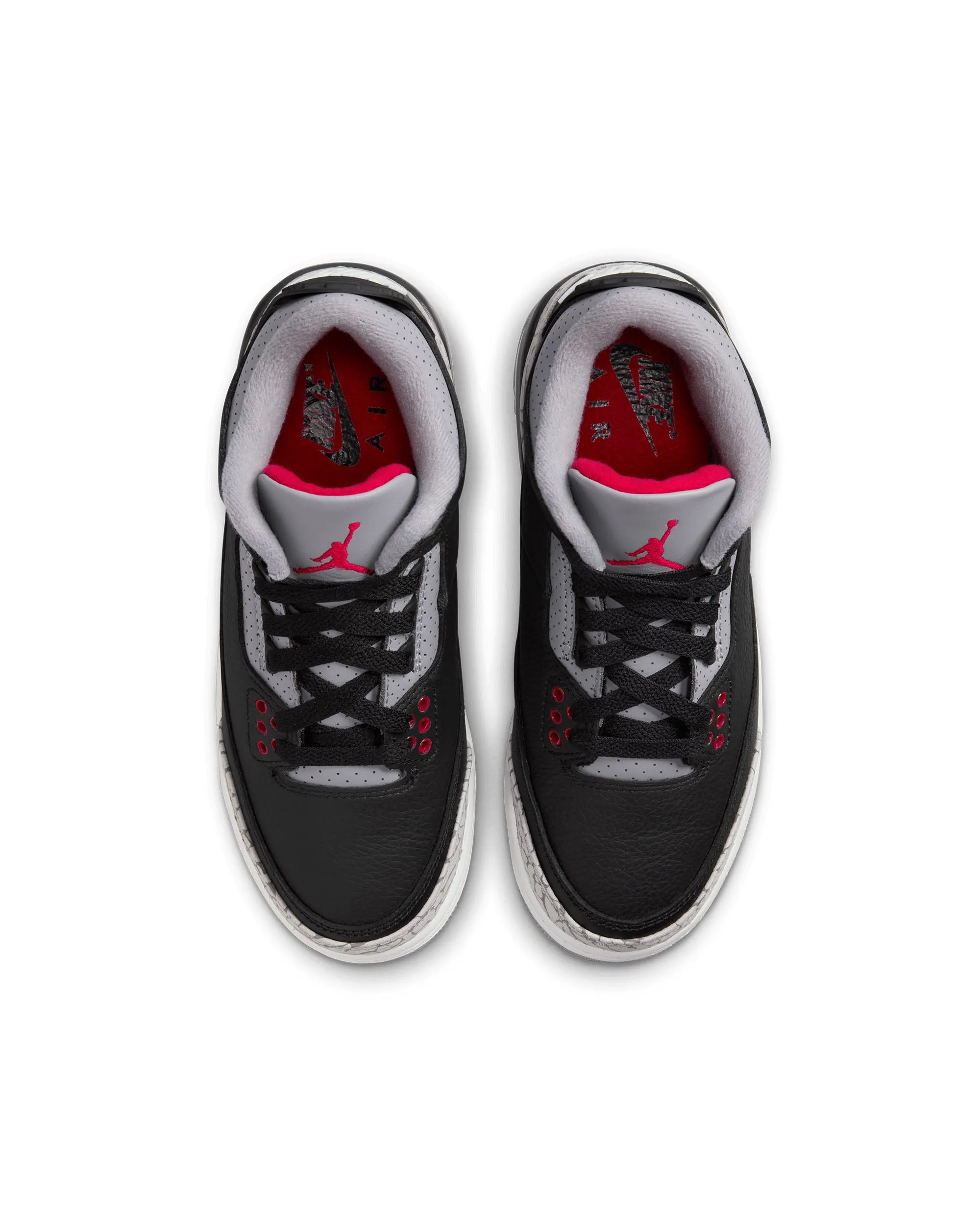 Air Jordan 3 Retro GS - Black / Fire Red / Cement