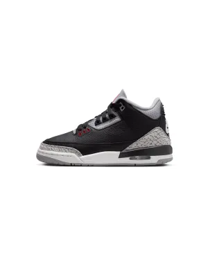 Air Jordan 3 Retro GS - Black / Fire Red / Cement