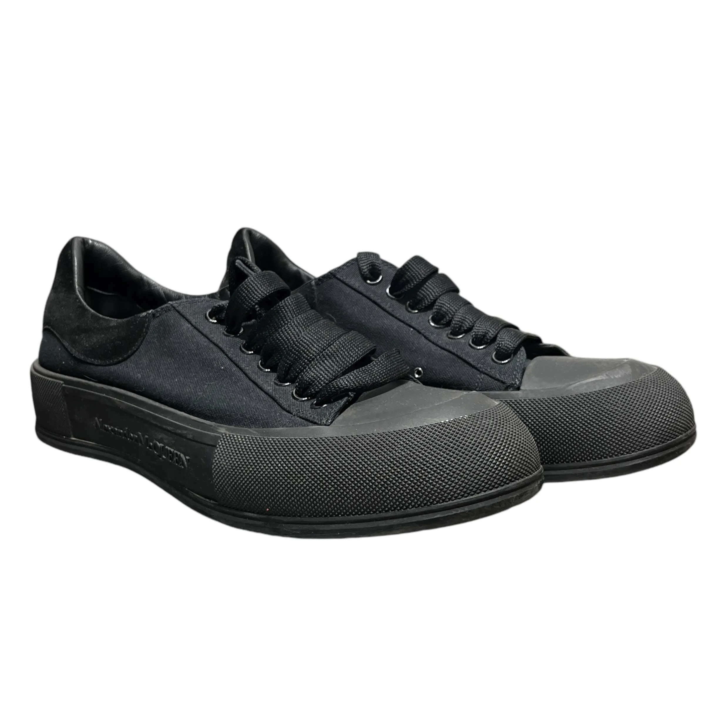 Alexander McQueen/Low-Sneakers/EU 46/Cotton/BLK/