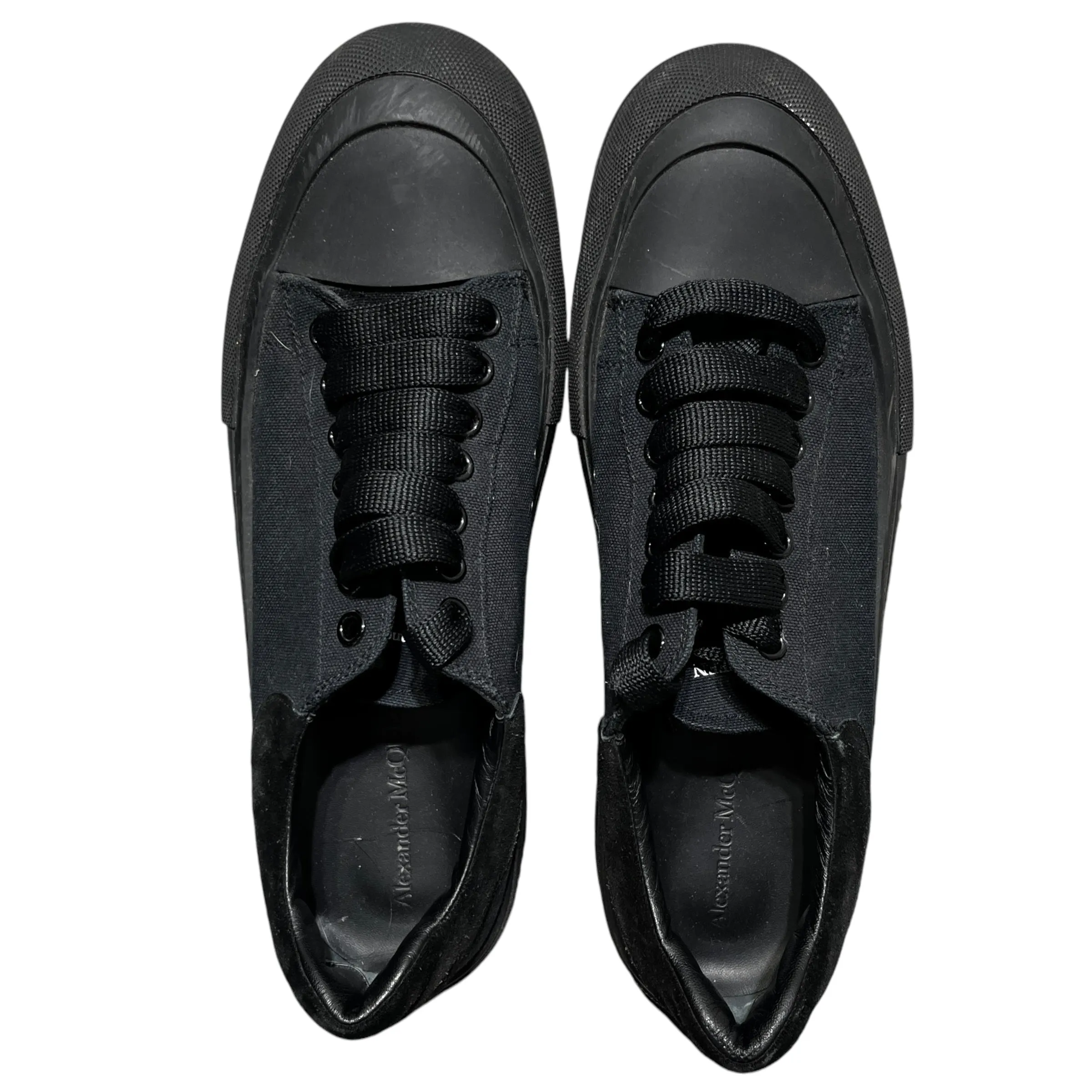 Alexander McQueen/Low-Sneakers/EU 46/Cotton/BLK/