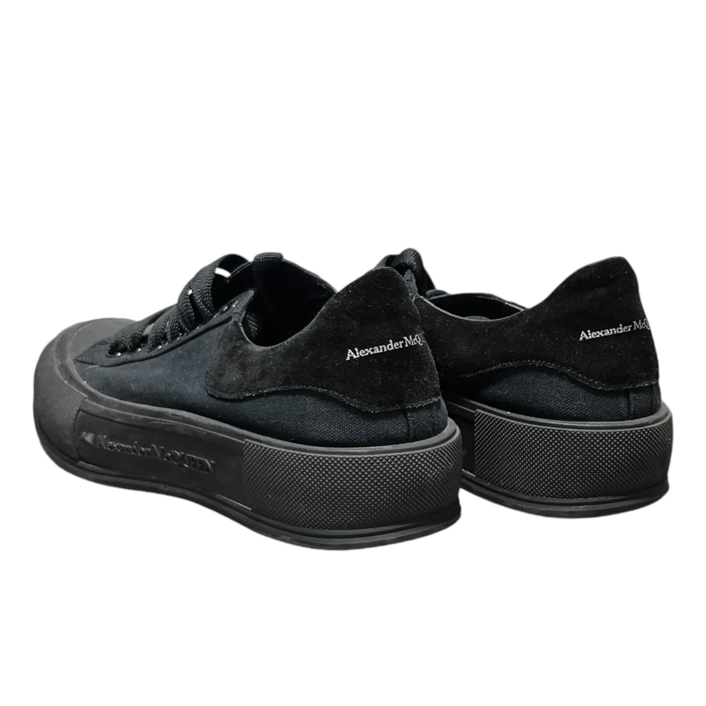 Alexander McQueen/Low-Sneakers/EU 46/Cotton/BLK/