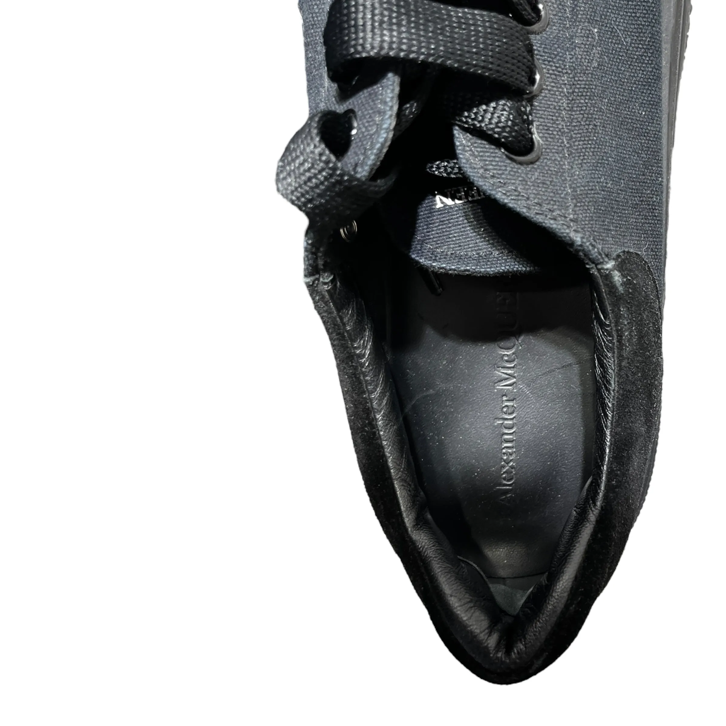 Alexander McQueen/Low-Sneakers/EU 46/Cotton/BLK/