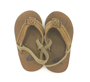 BABY BOY SIZE 3/4 TODDLER - QUIKSILVER, Sandals VGUC B9