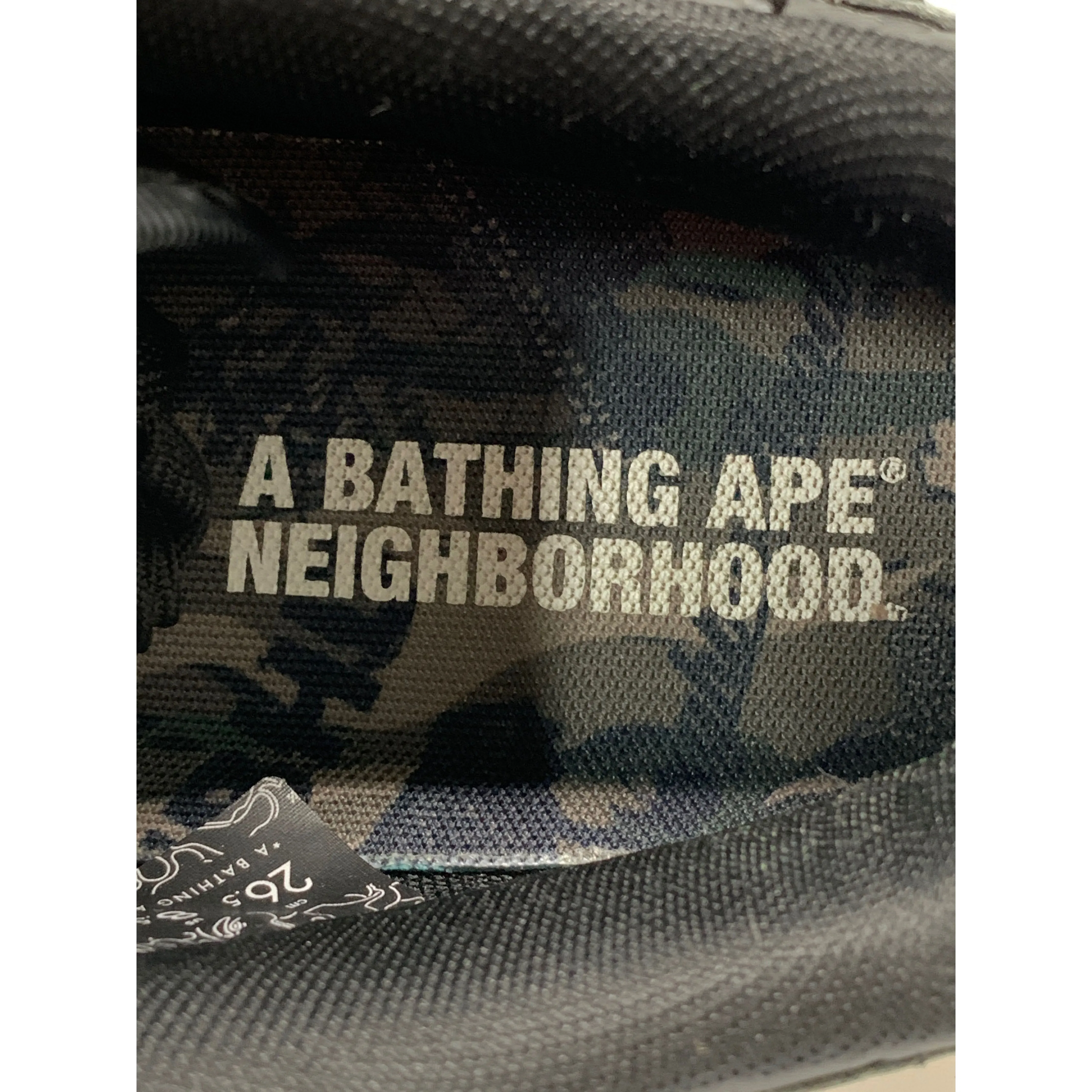 BAPE/Low-Sneakers/US 8.5/Black/1J23191901