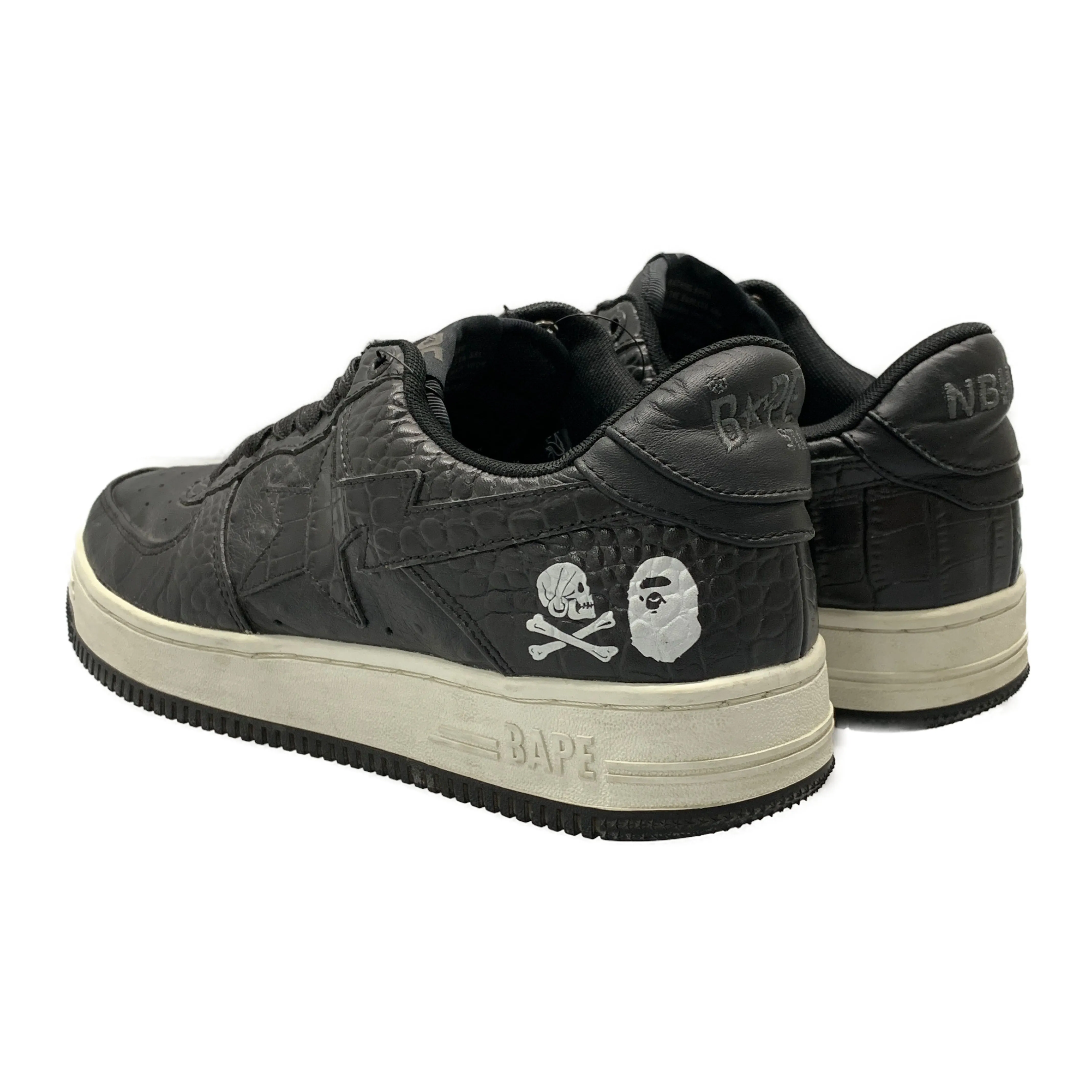 BAPE/Low-Sneakers/US 8.5/Black/1J23191901