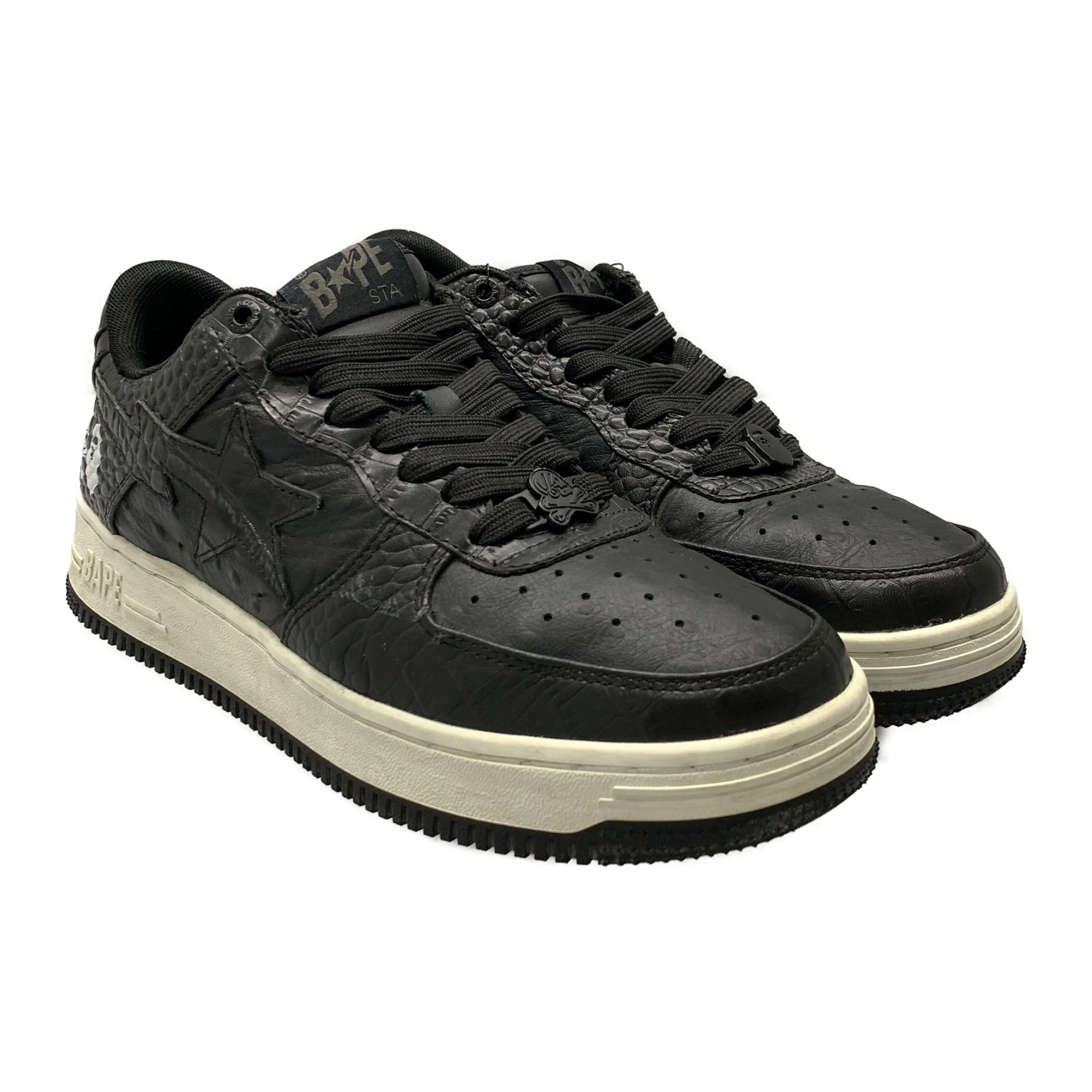 BAPE/Low-Sneakers/US 8.5/Black/1J23191901