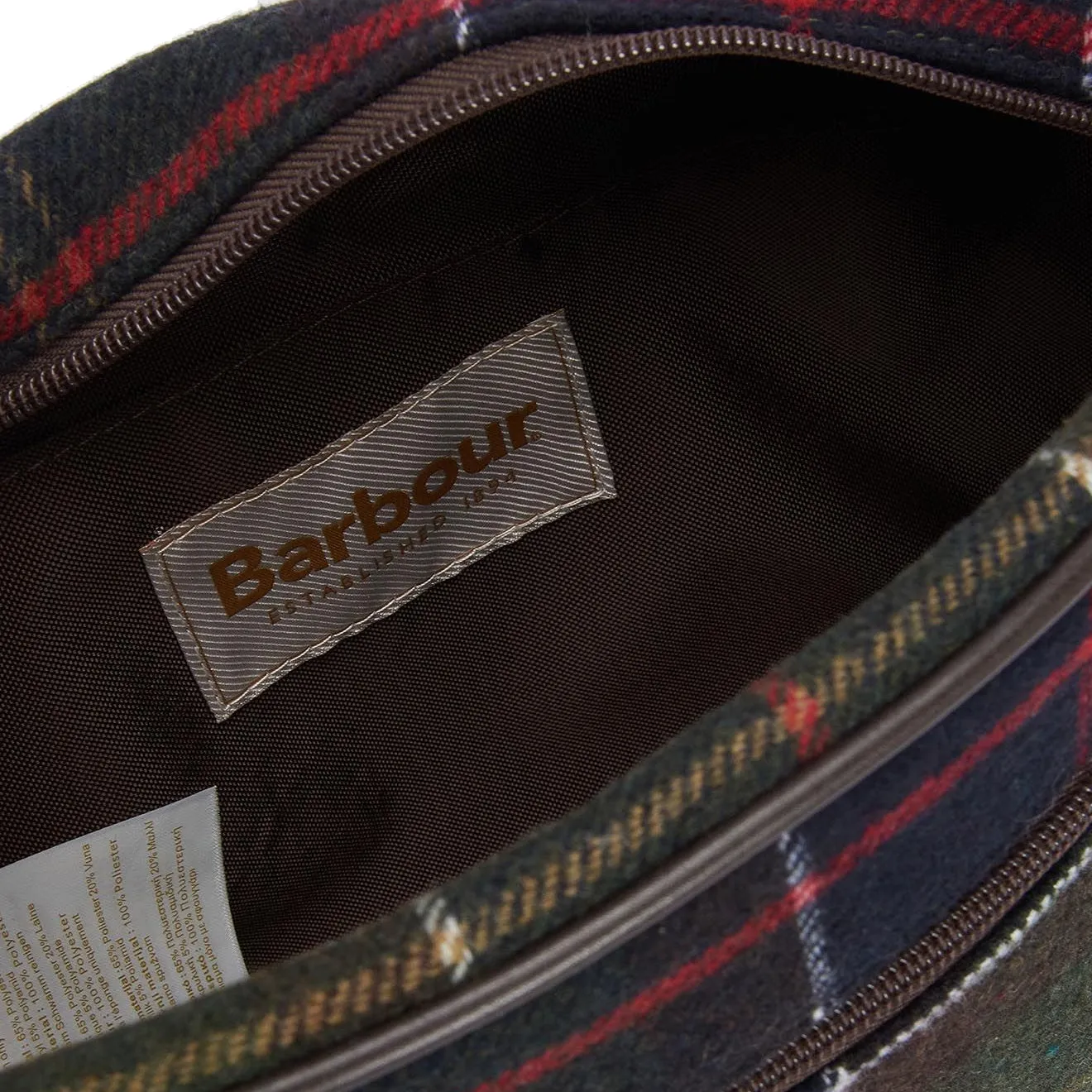 Barbour Allowhay Tartan Wash Bag Classic