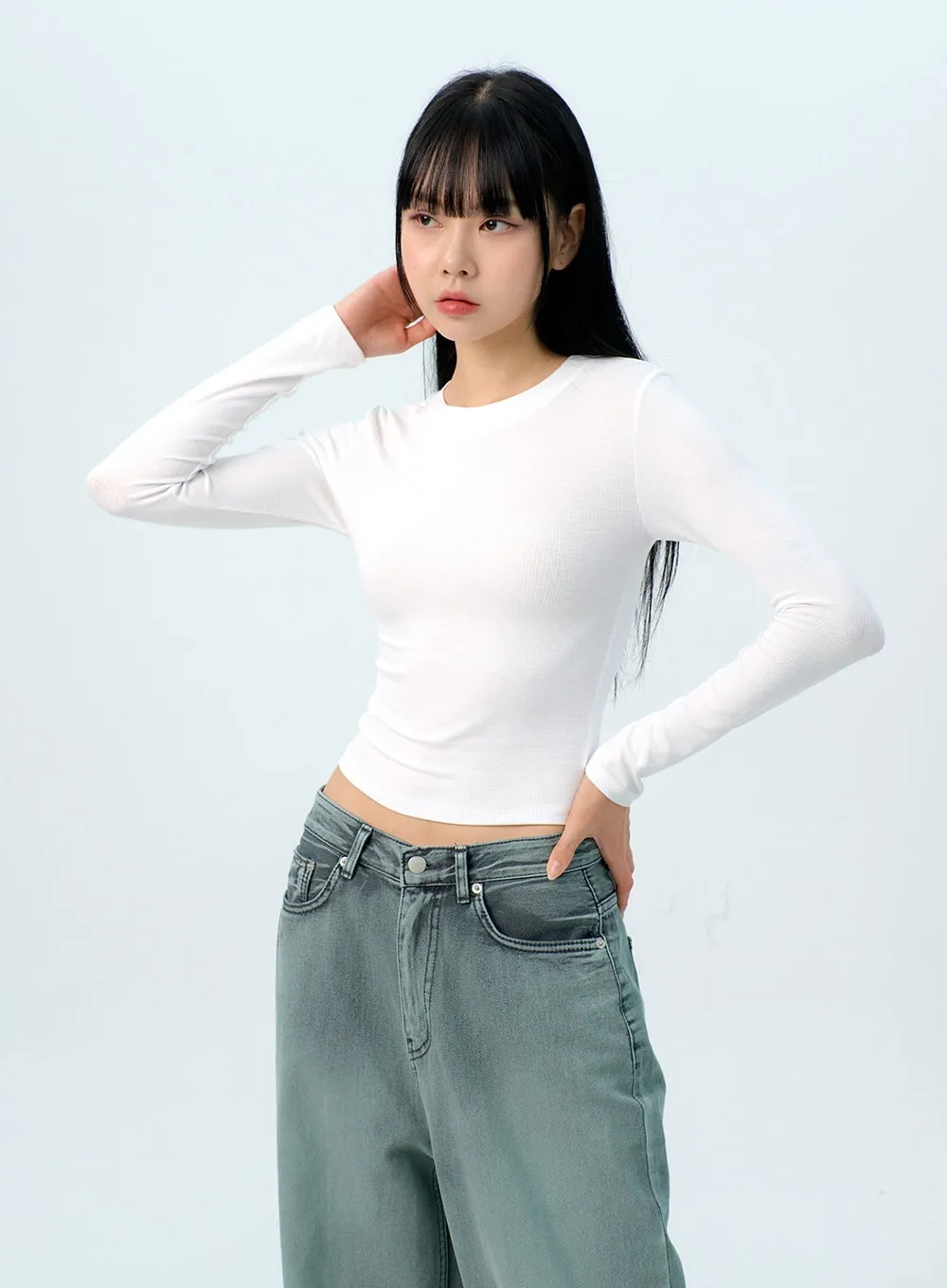 Basic Long Sleeve Tee IG312