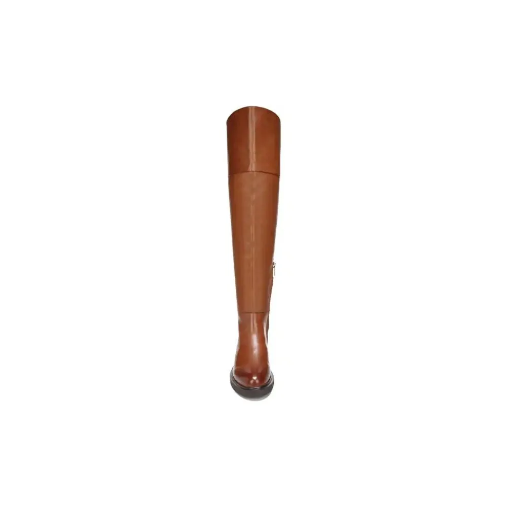 Battina Cognac Leather Franco Sarto Tall Boots