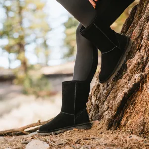 Bearpaw Women's Elle Short-Black,  Iced Coffee