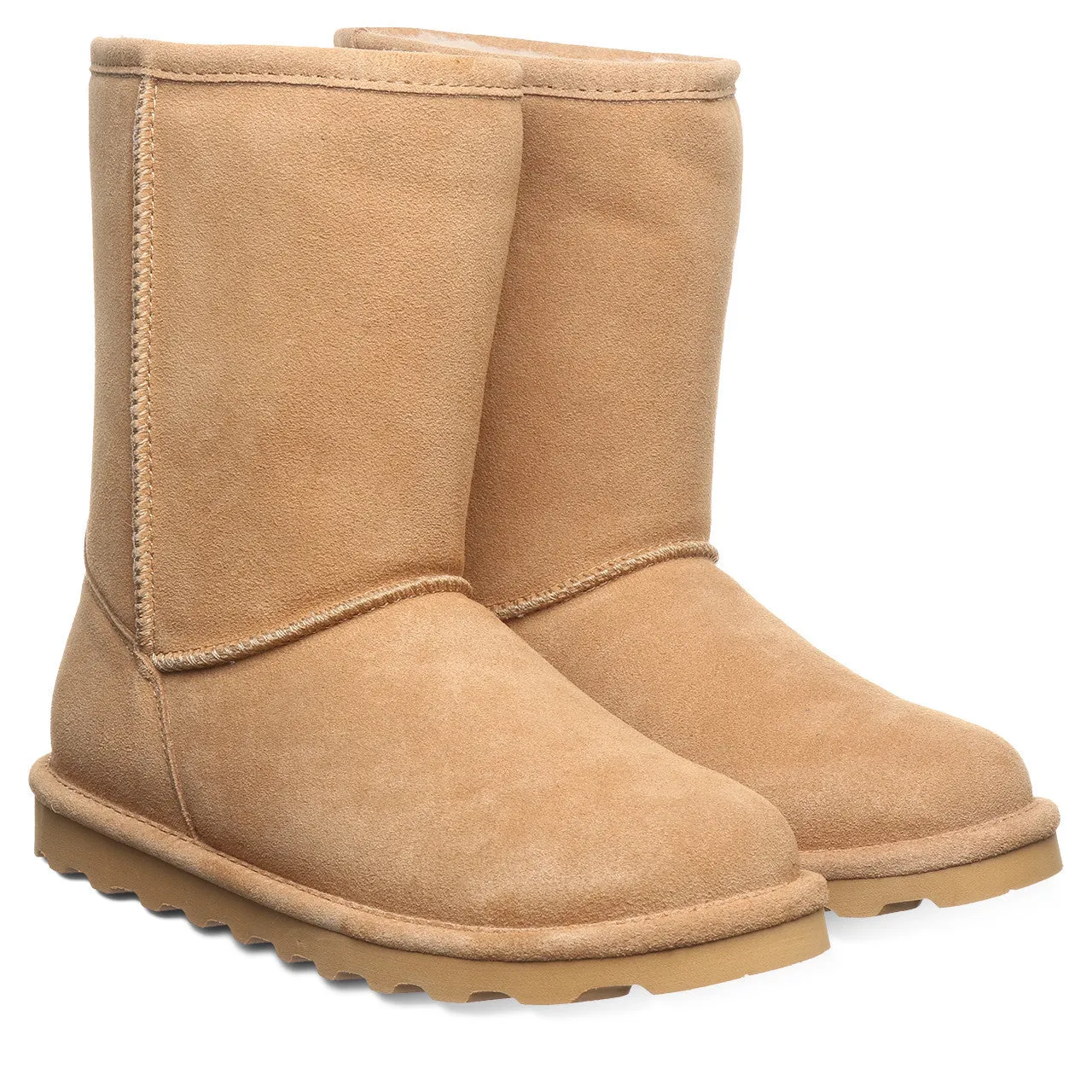 Bearpaw Women's Elle Short-Black,  Iced Coffee
