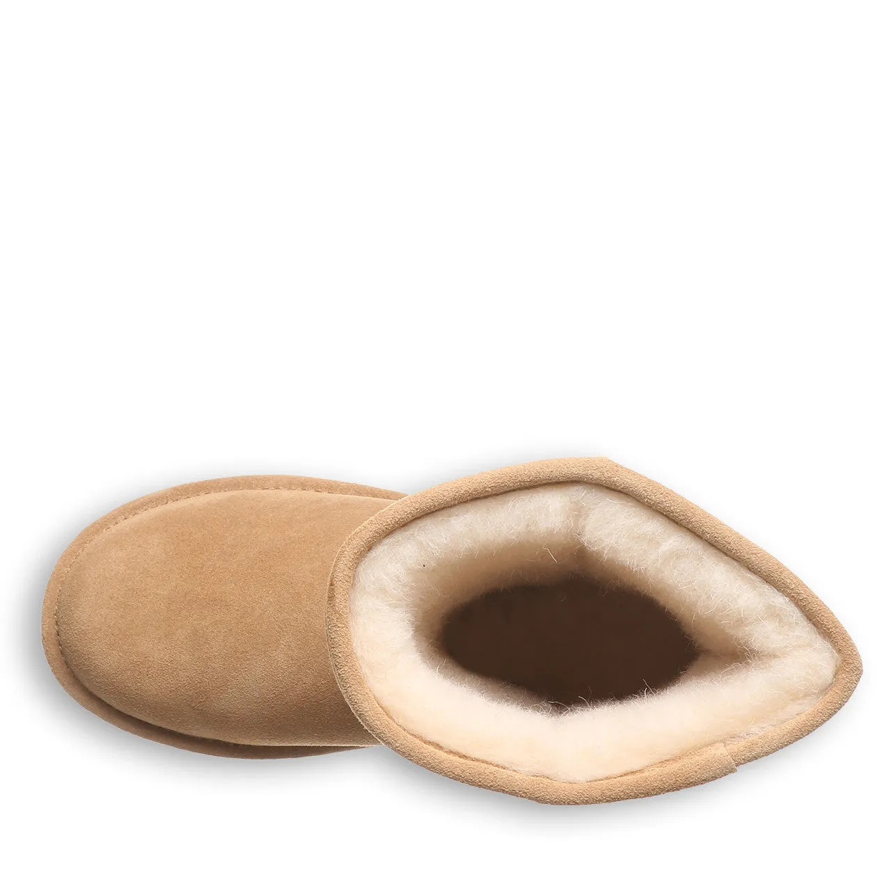 Bearpaw Women's Elle Short-Black,  Iced Coffee
