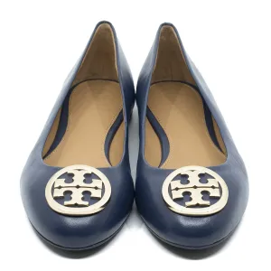 Benton2 Ballet Flats in Royal Navy & Gold