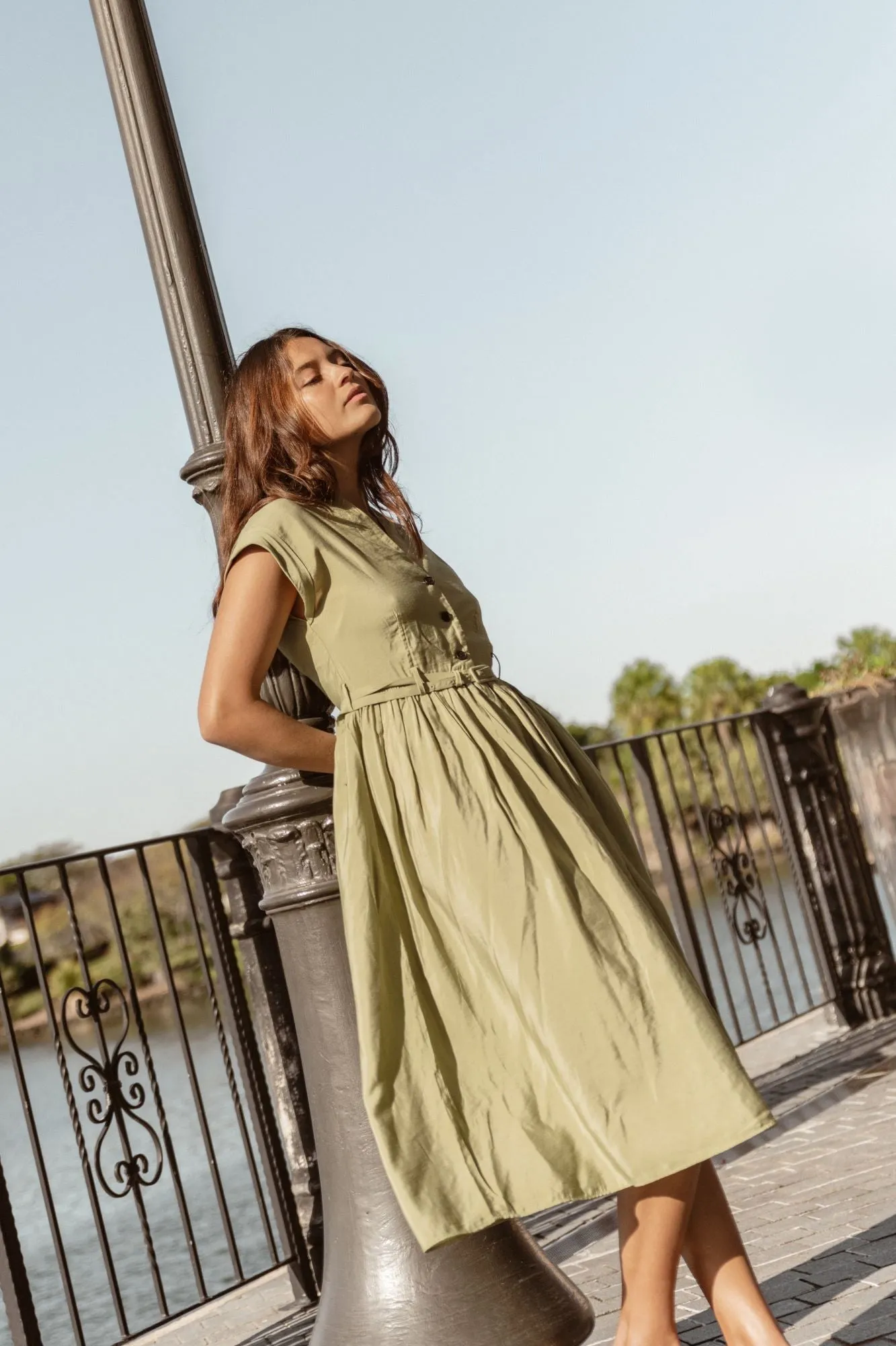Betty Basics Elianna Dress Pistachio