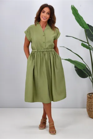 Betty Basics Elianna Dress Pistachio