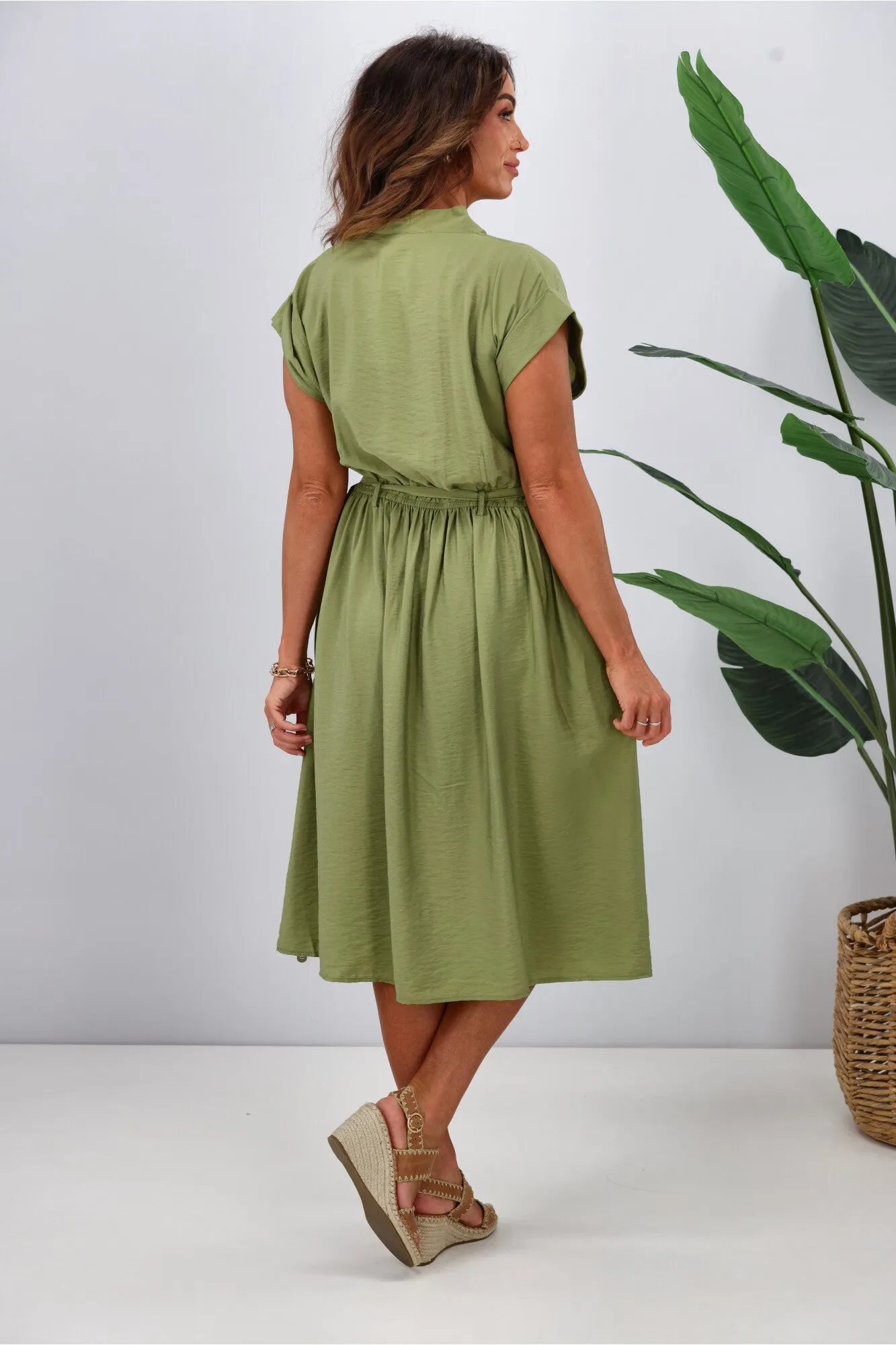 Betty Basics Elianna Dress Pistachio
