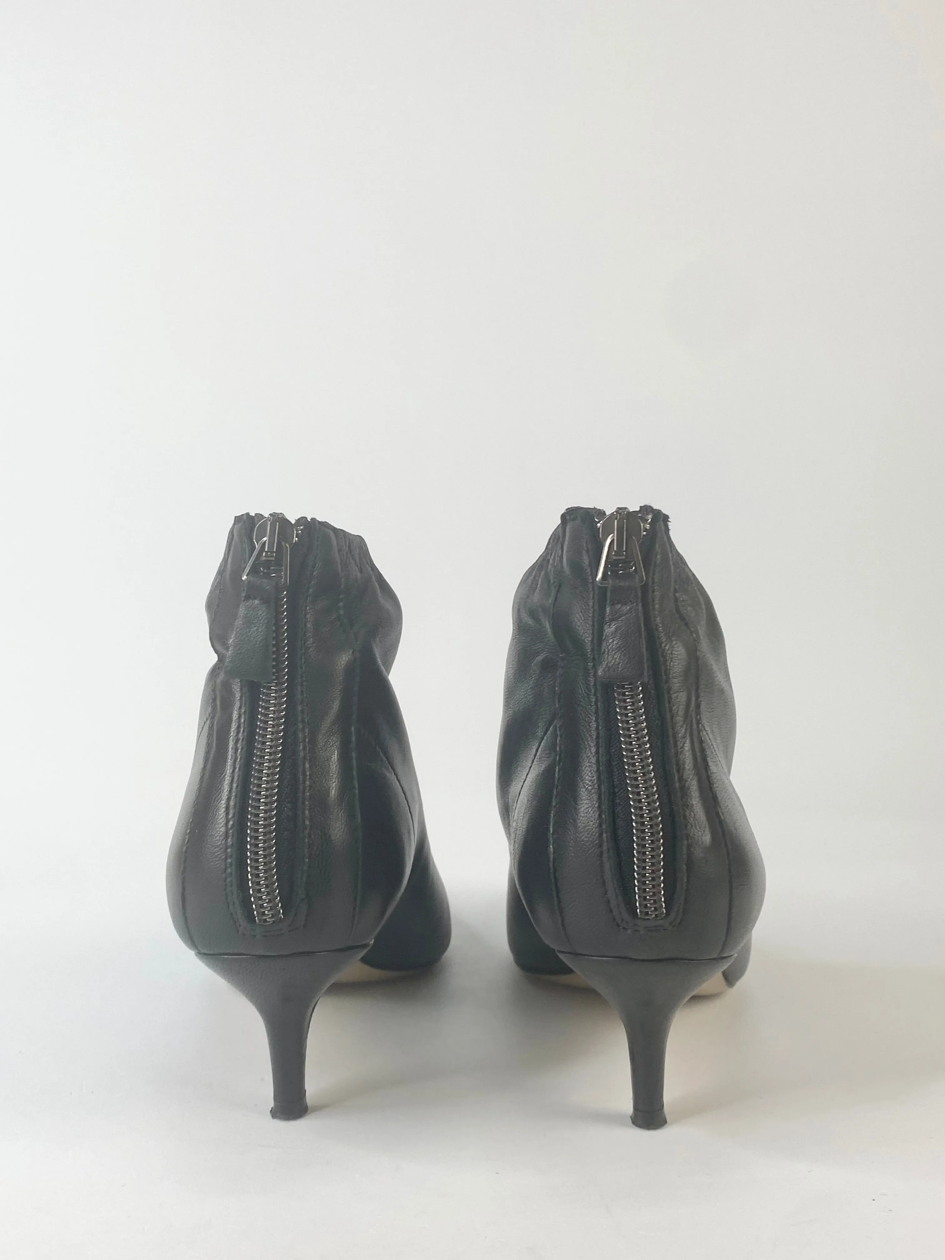 Bianca Buccheri Sleek Black Ankle Boots - EU38