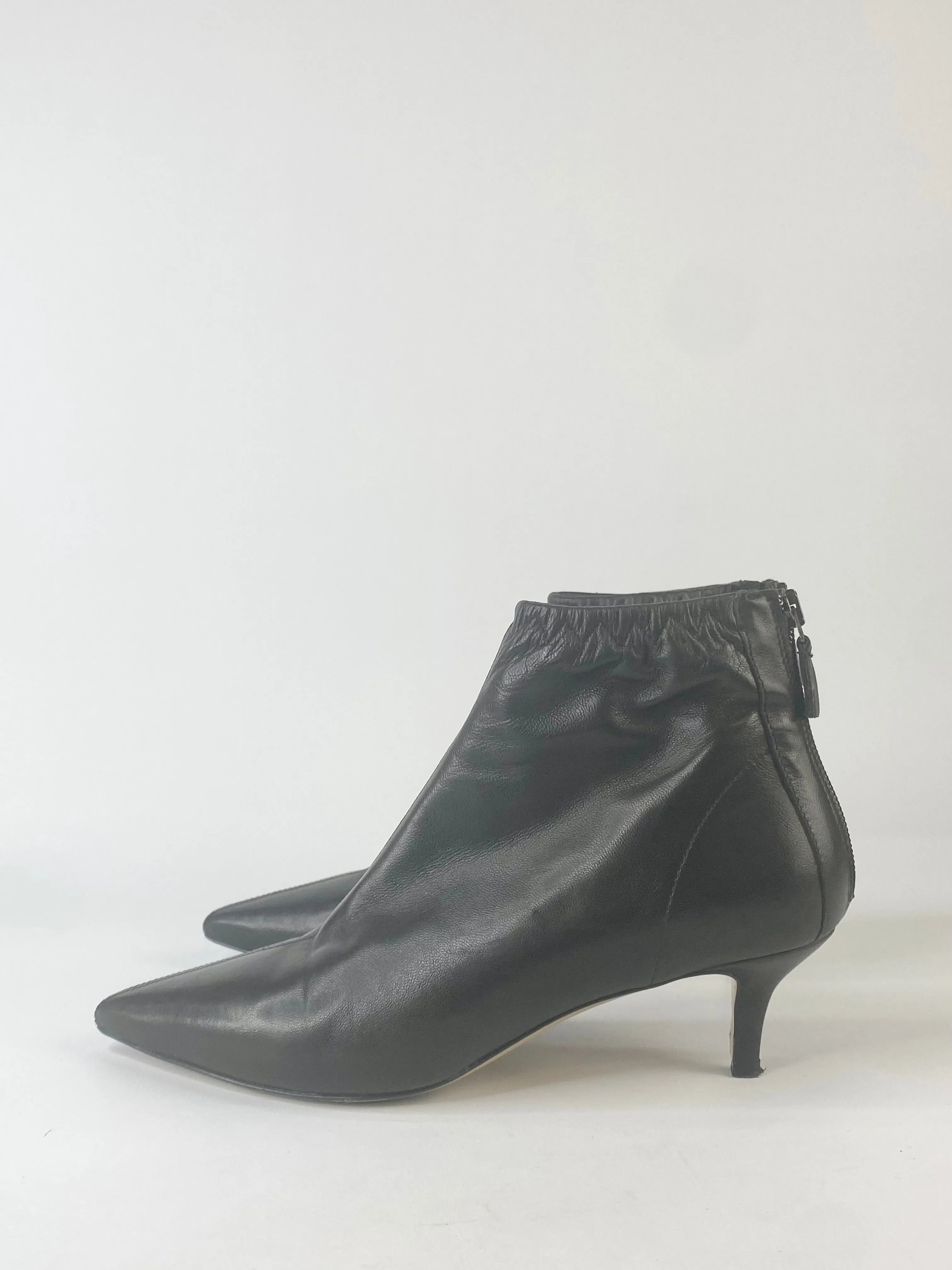 Bianca Buccheri Sleek Black Ankle Boots - EU38