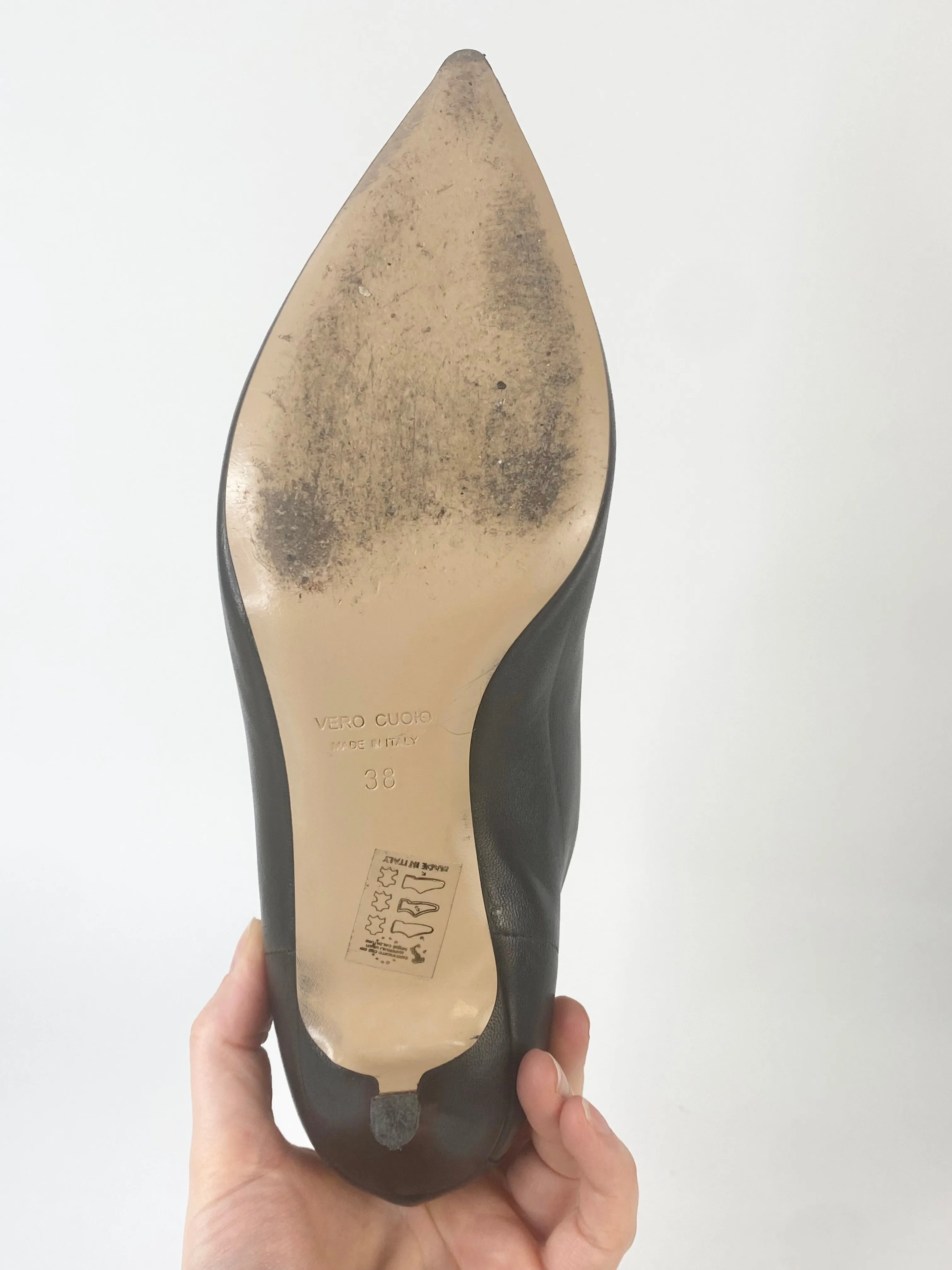Bianca Buccheri Sleek Black Ankle Boots - EU38