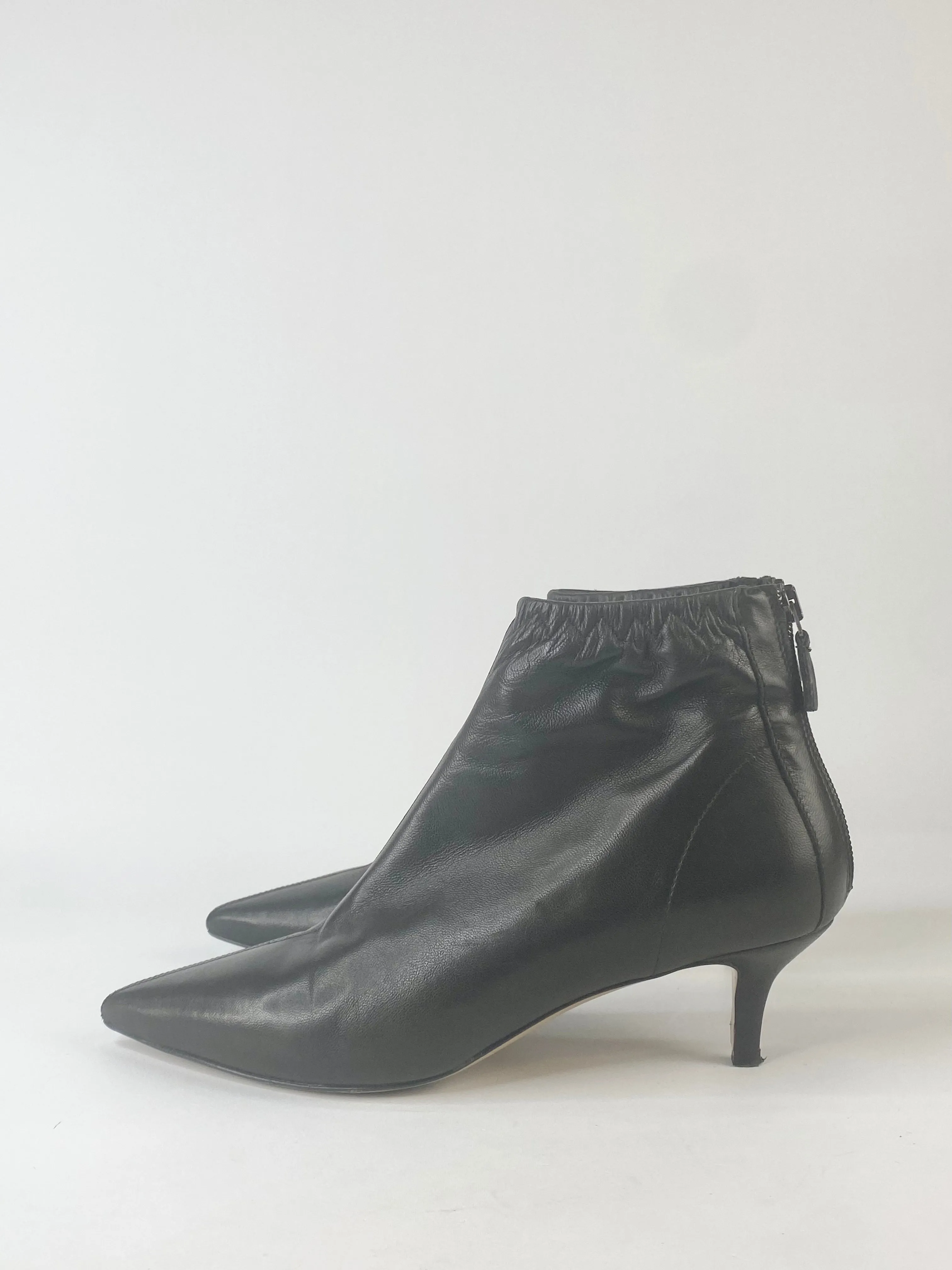 Bianca Buccheri Sleek Black Ankle Boots - EU38