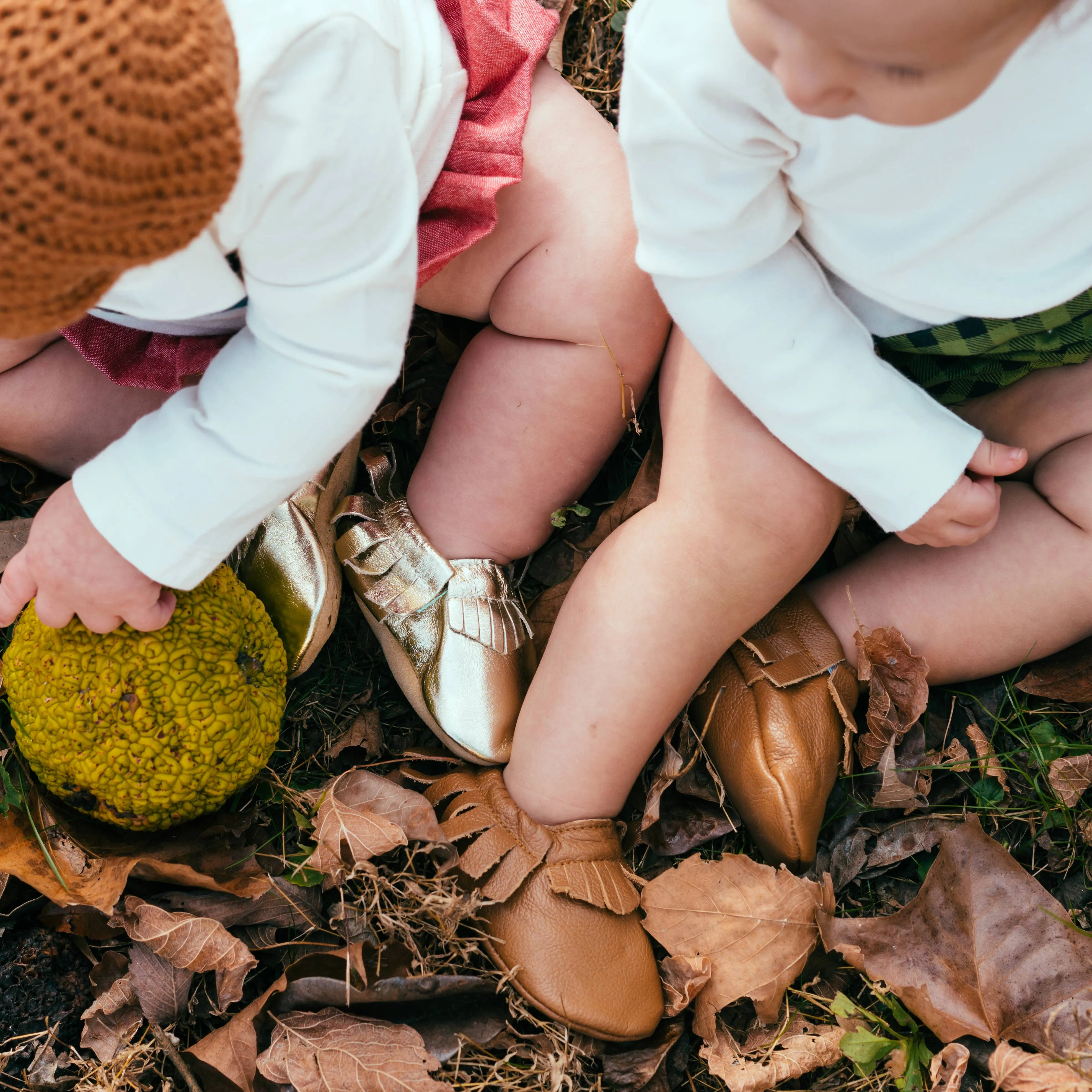 BirdRock Baby - Baby Moccasins - Genuine Leather Baby Shoes (Classic Brown)