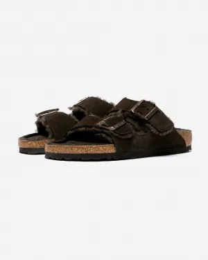 Birkenstock Arizona Shearling Mocca (Narrow)