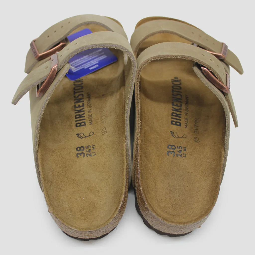 Birkenstock Unisex Sandals Arizona BS. Casual Buckles Straps Slides Nubuck - UK 5