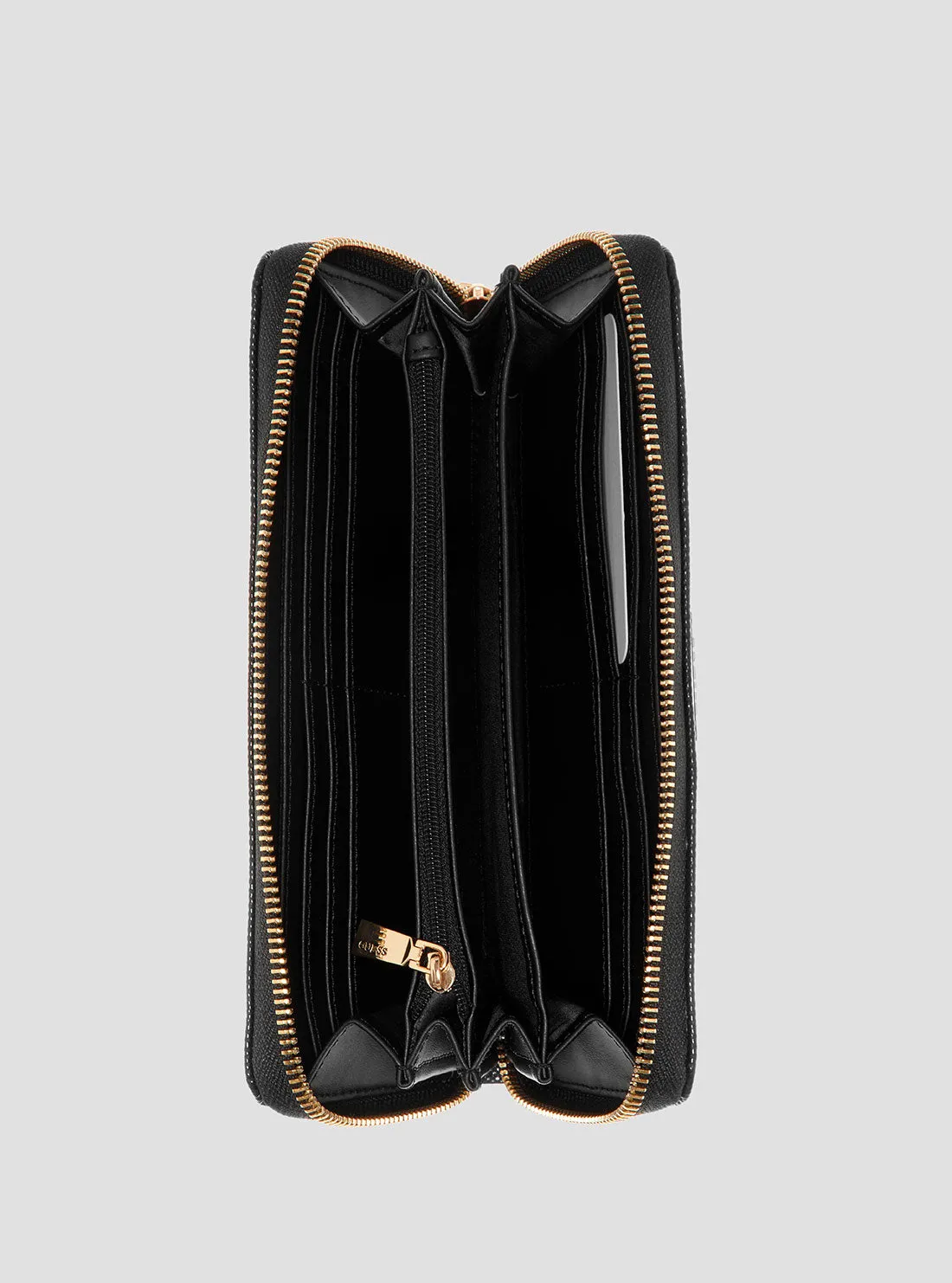 Black Logo G Wave Medium Wallet