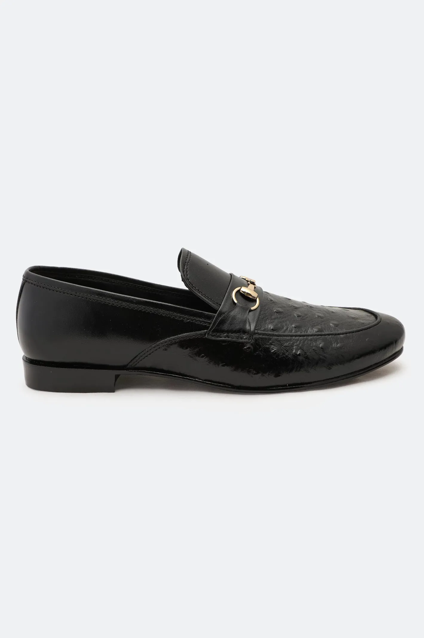 Black Moccasins Formal Shoes