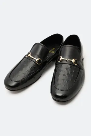 Black Moccasins Formal Shoes