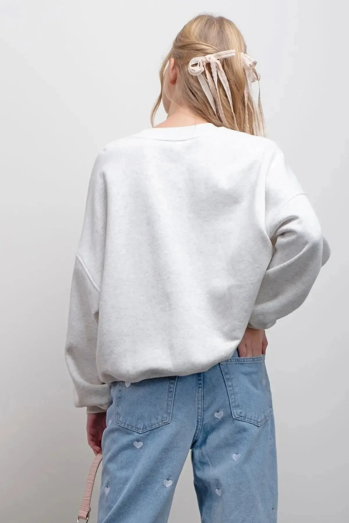 Blu Pepper Life In Pink Crew Neck – Cozy & Chic with a Feminine Touch