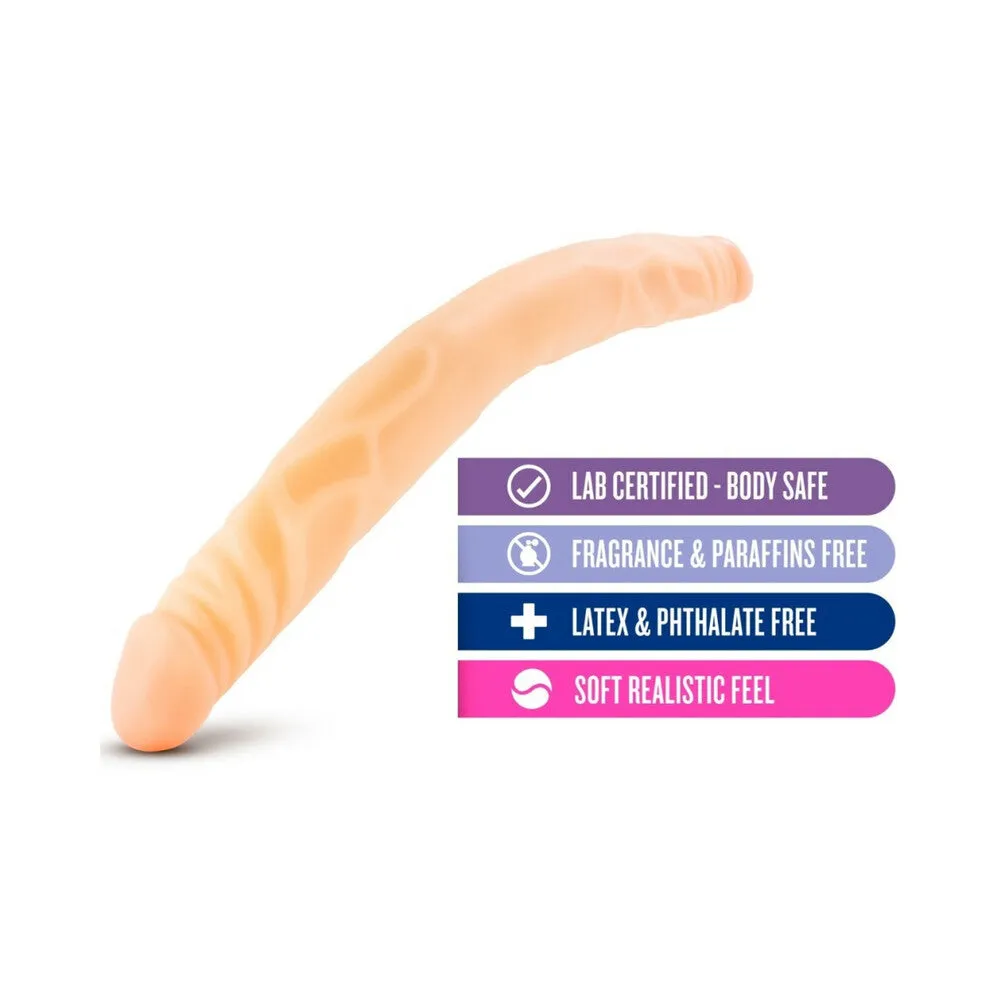 Blush B Yours 14 in. Double Dildo Beige