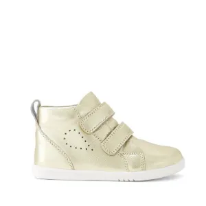 Bobux IWalk IW Hi Grass Court Boot Pale Gold  650816