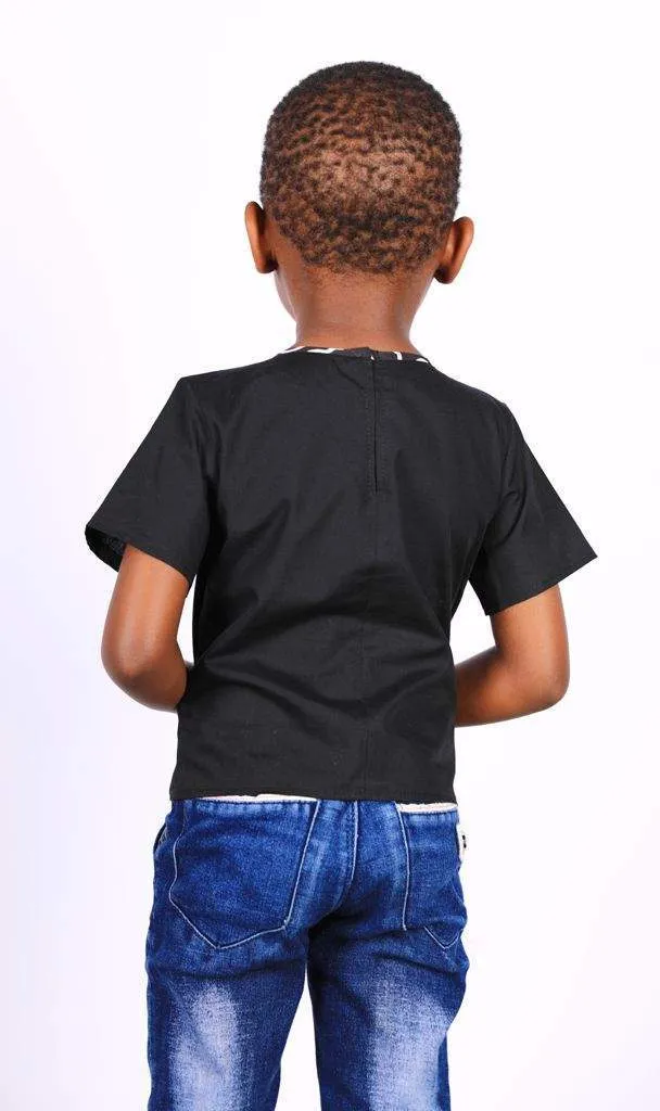 Boys African T-shirt Animals