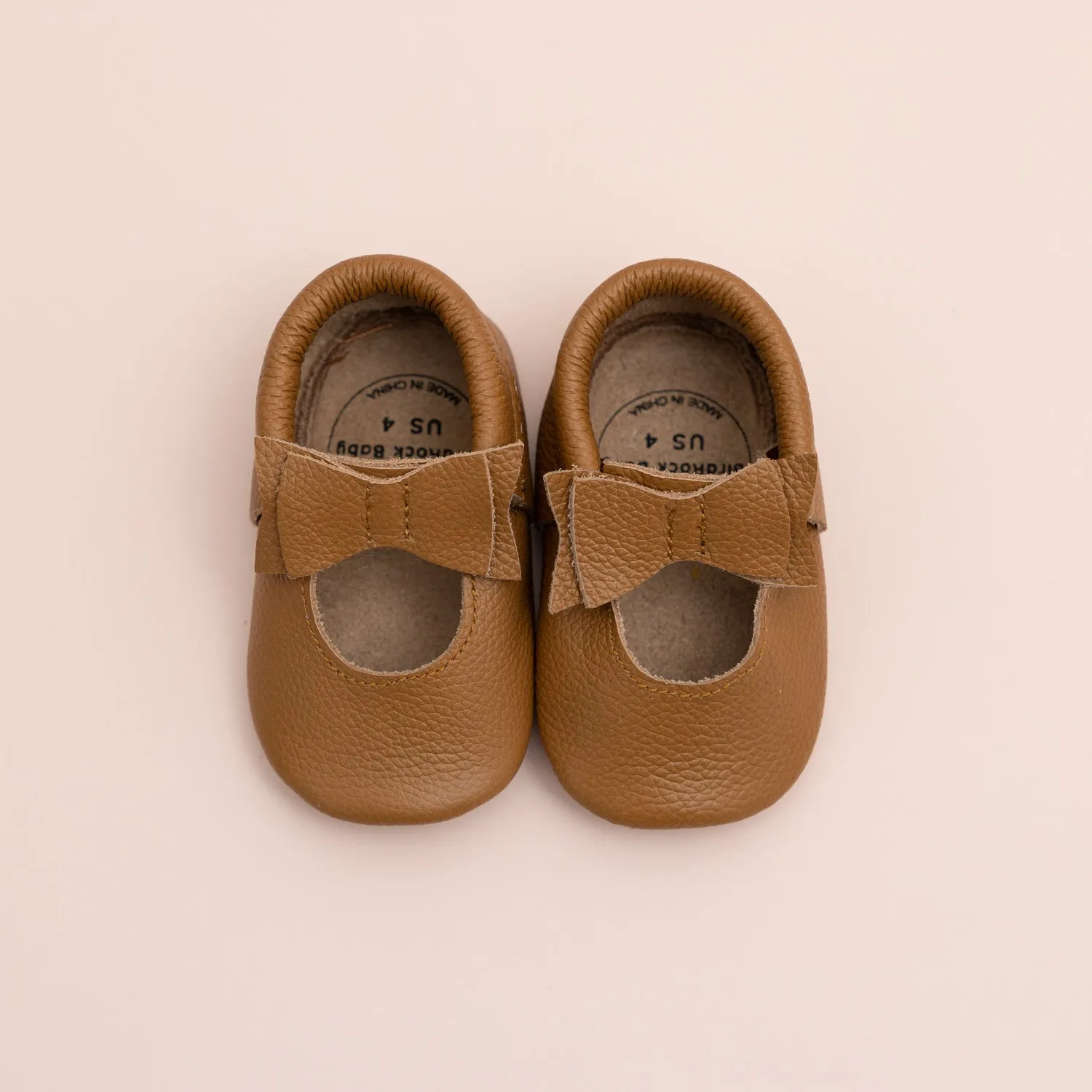 Brown Bow Moccasins