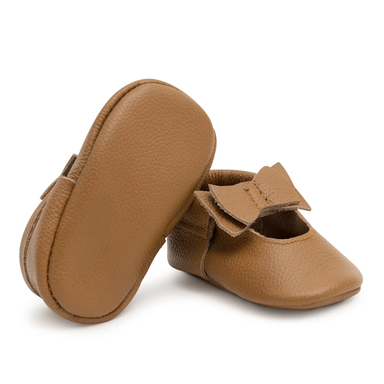 Brown Bow Moccasins