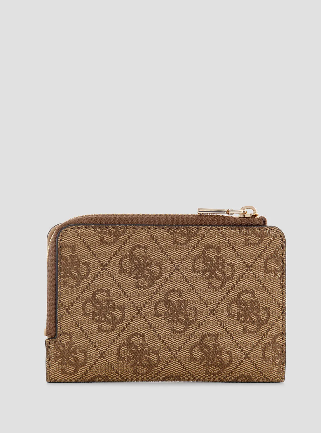 Brown Logo Laurel Card Case