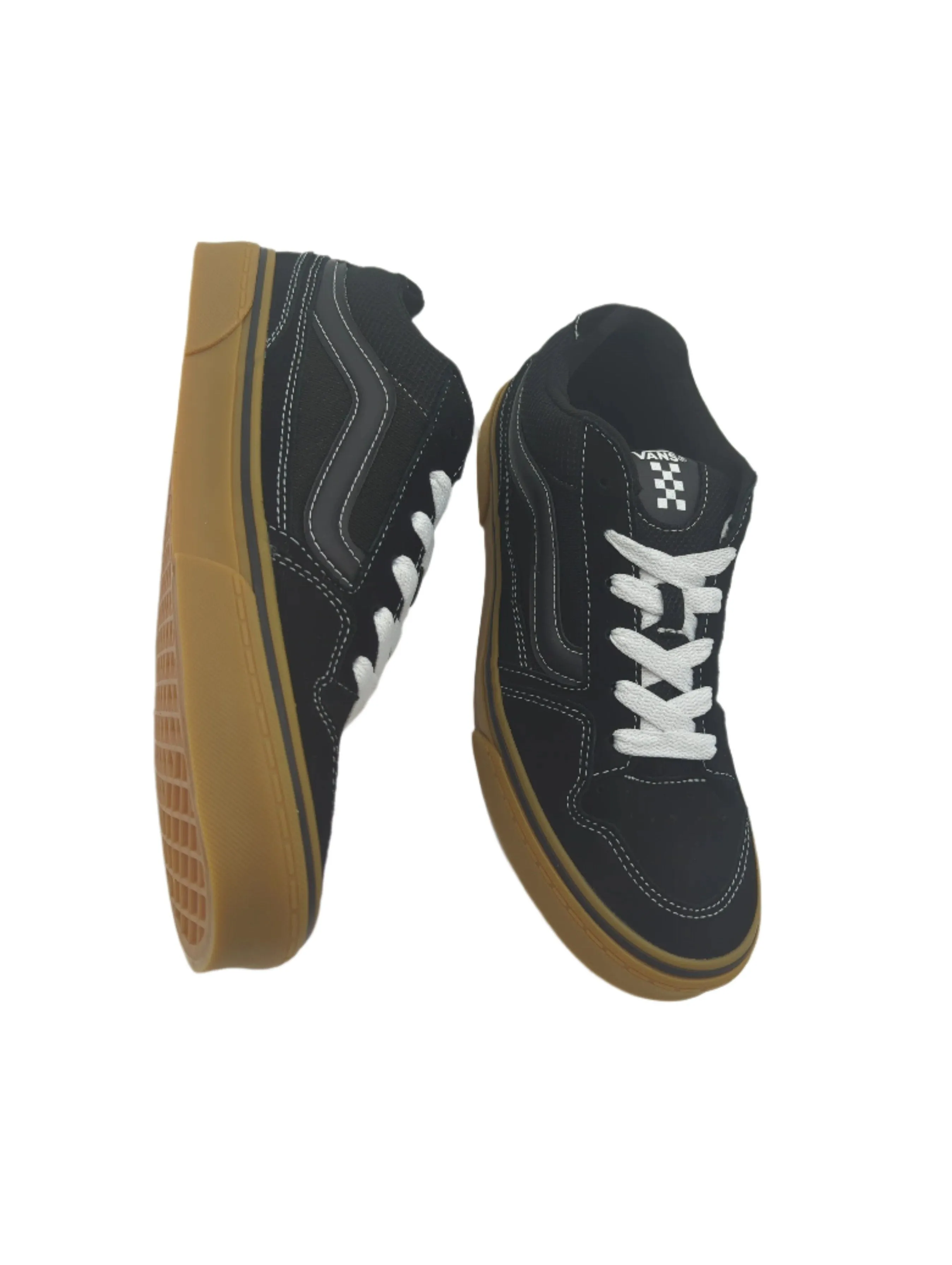 Caldrone Black Suede Mesh Sneaker