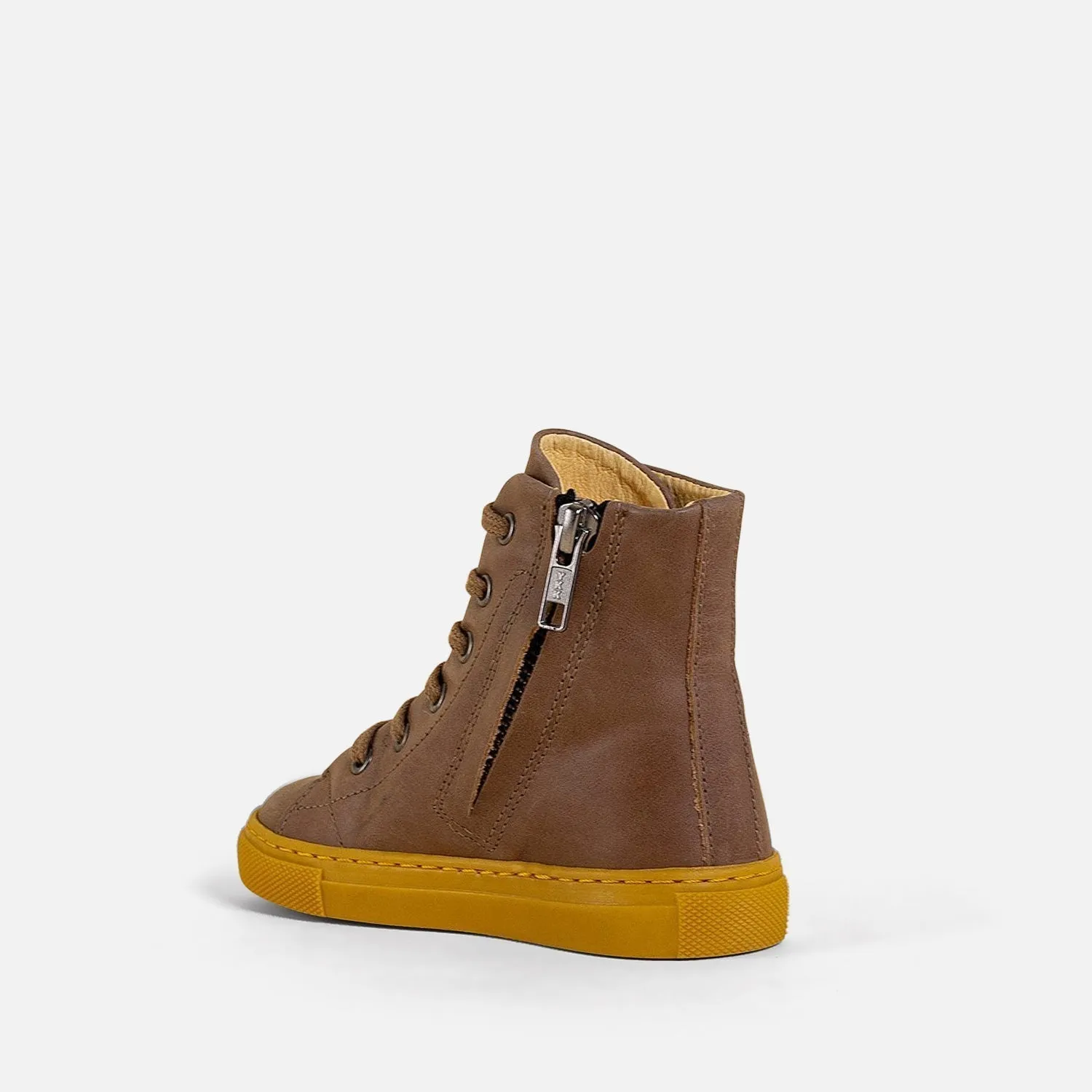 Camel High Top Sneakers