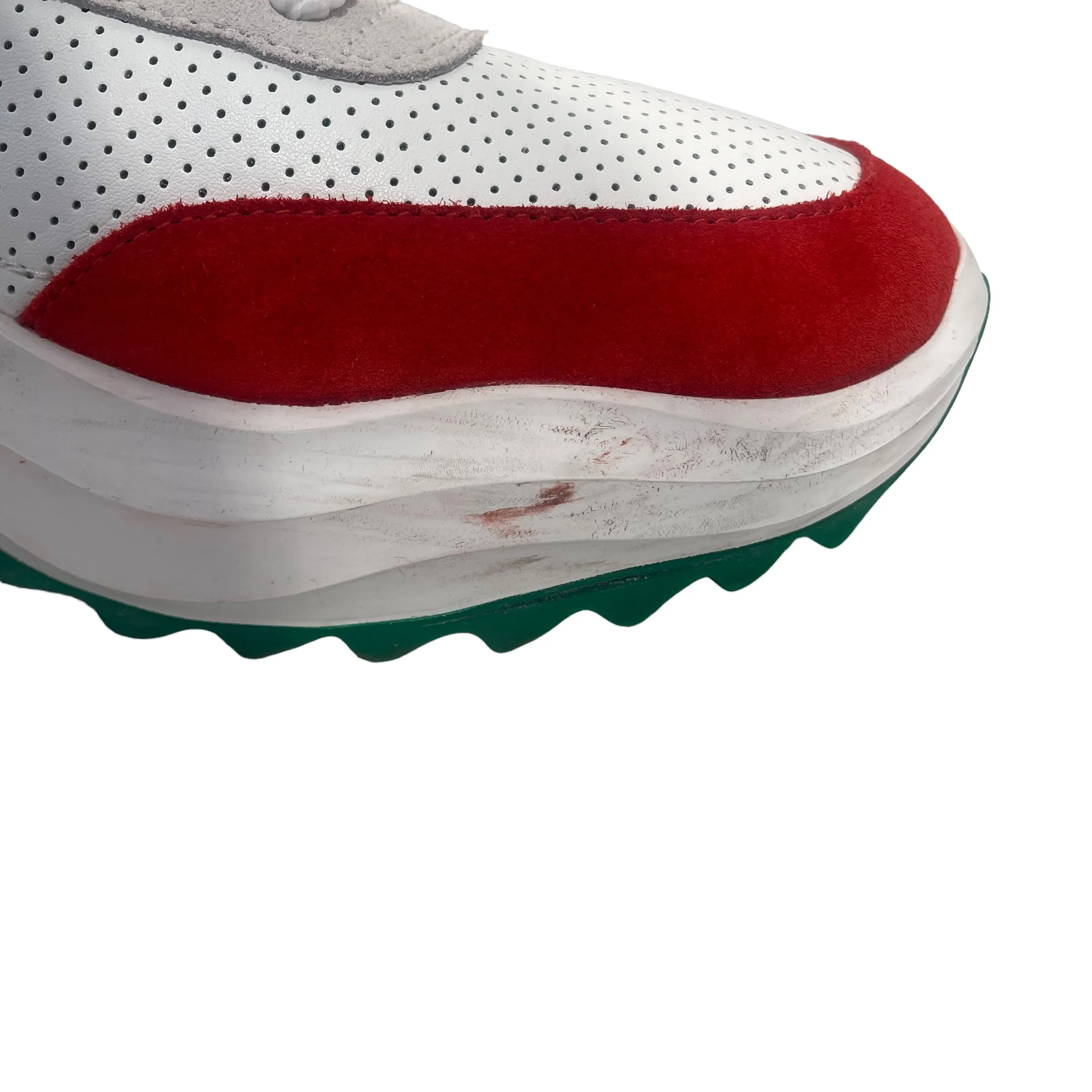 CASABLANCA/Low-Sneakers/US 11.5/Suede/RED/ATLANTIS