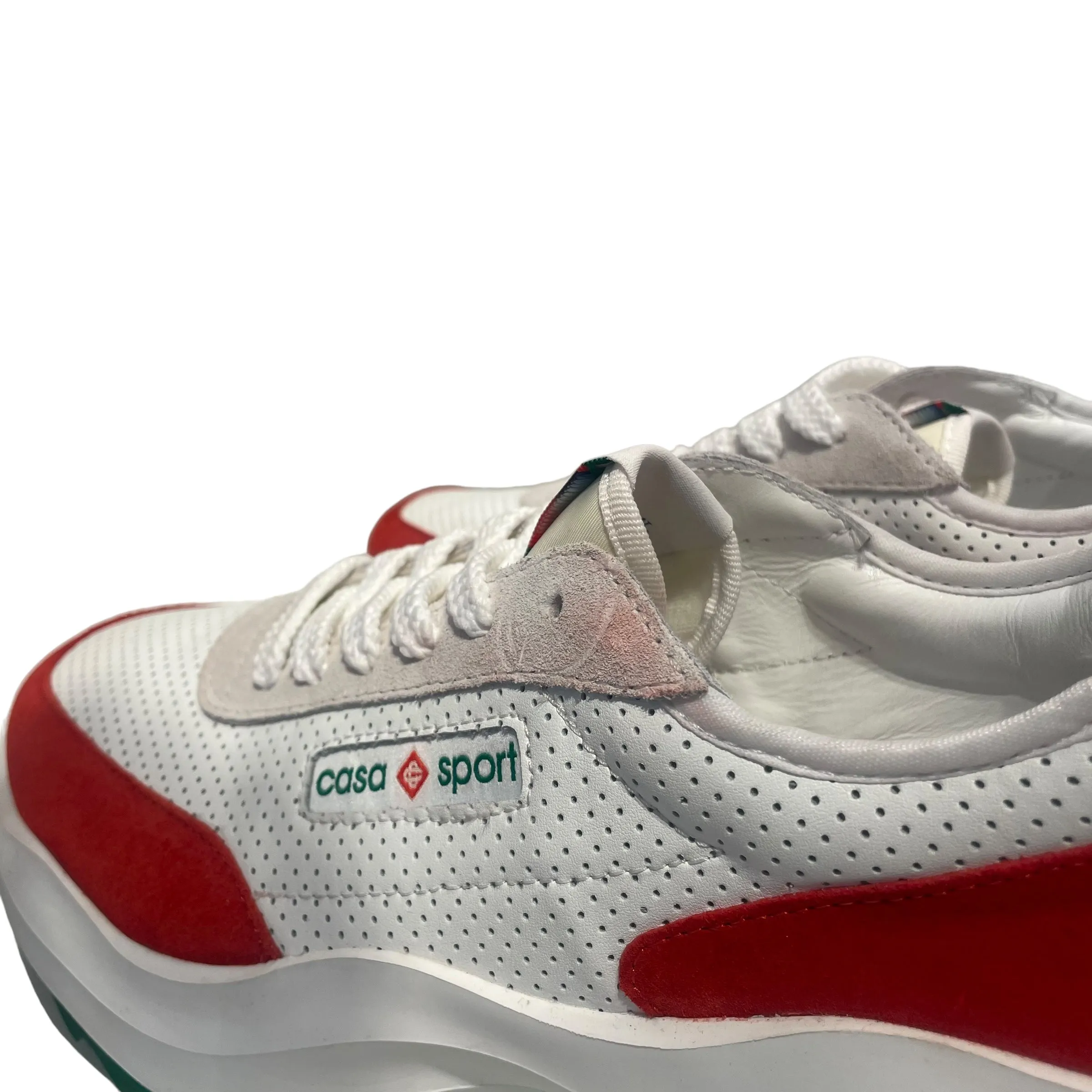 CASABLANCA/Low-Sneakers/US 11.5/Suede/RED/ATLANTIS
