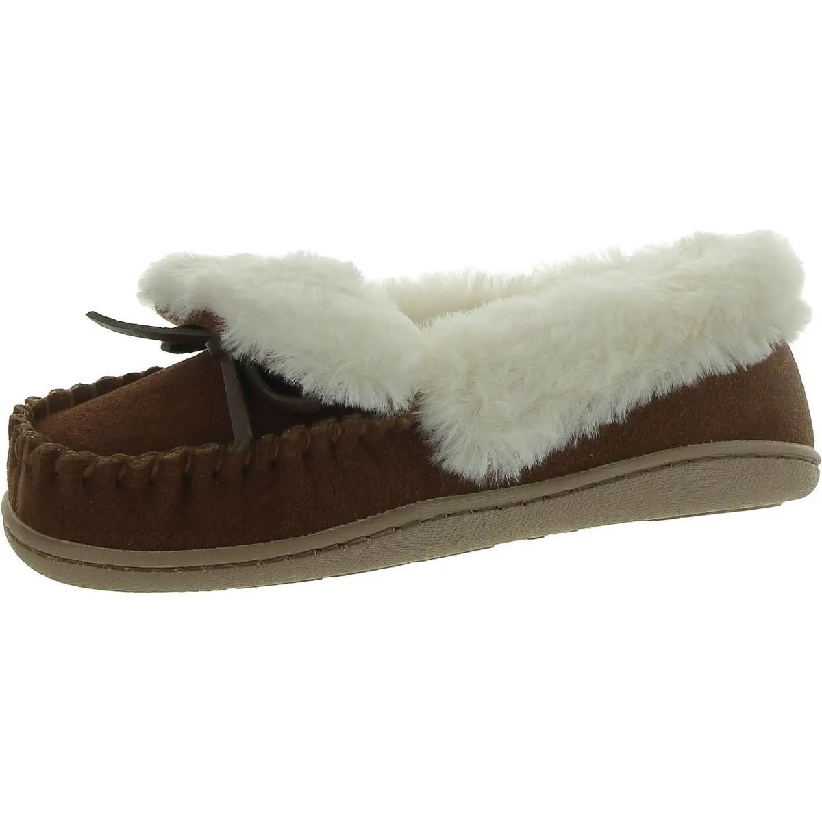 Charter Club Womens Dorenda Faux Suede Round Toe Moccasins