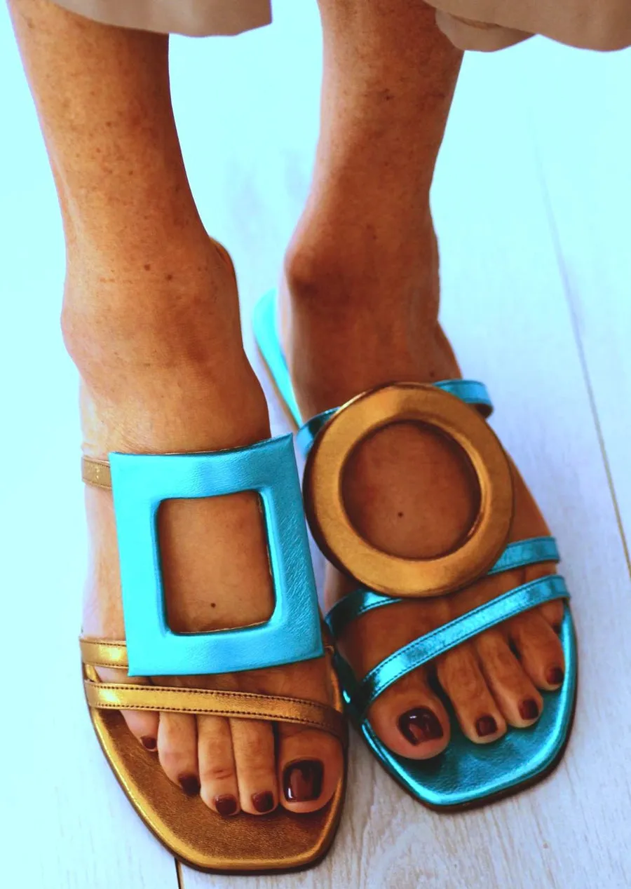 Chic and vibrant casual flats