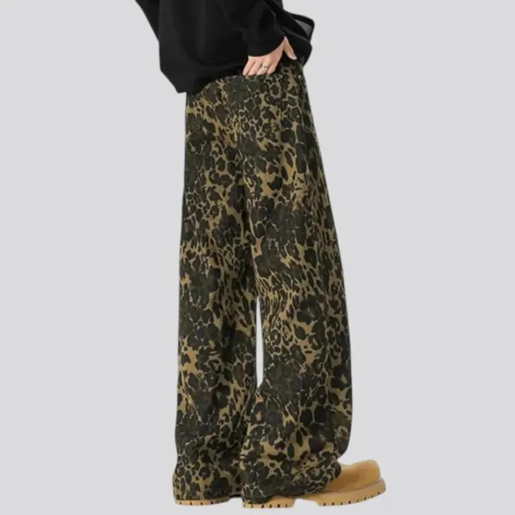 Colorful fashion fit denim pants for men