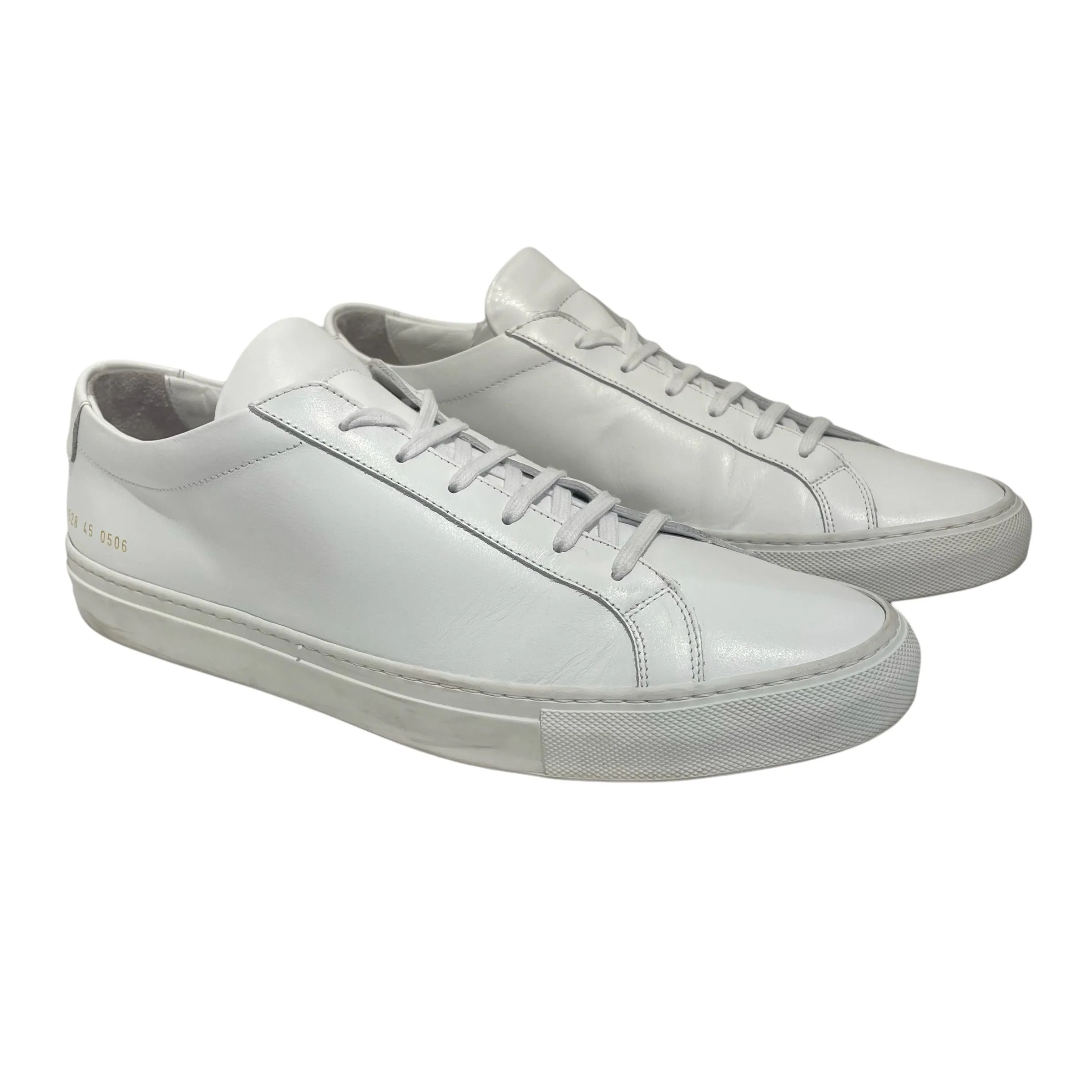 COMMON PROJECTS/Low-Sneakers/EU 45/Leather/WHT/